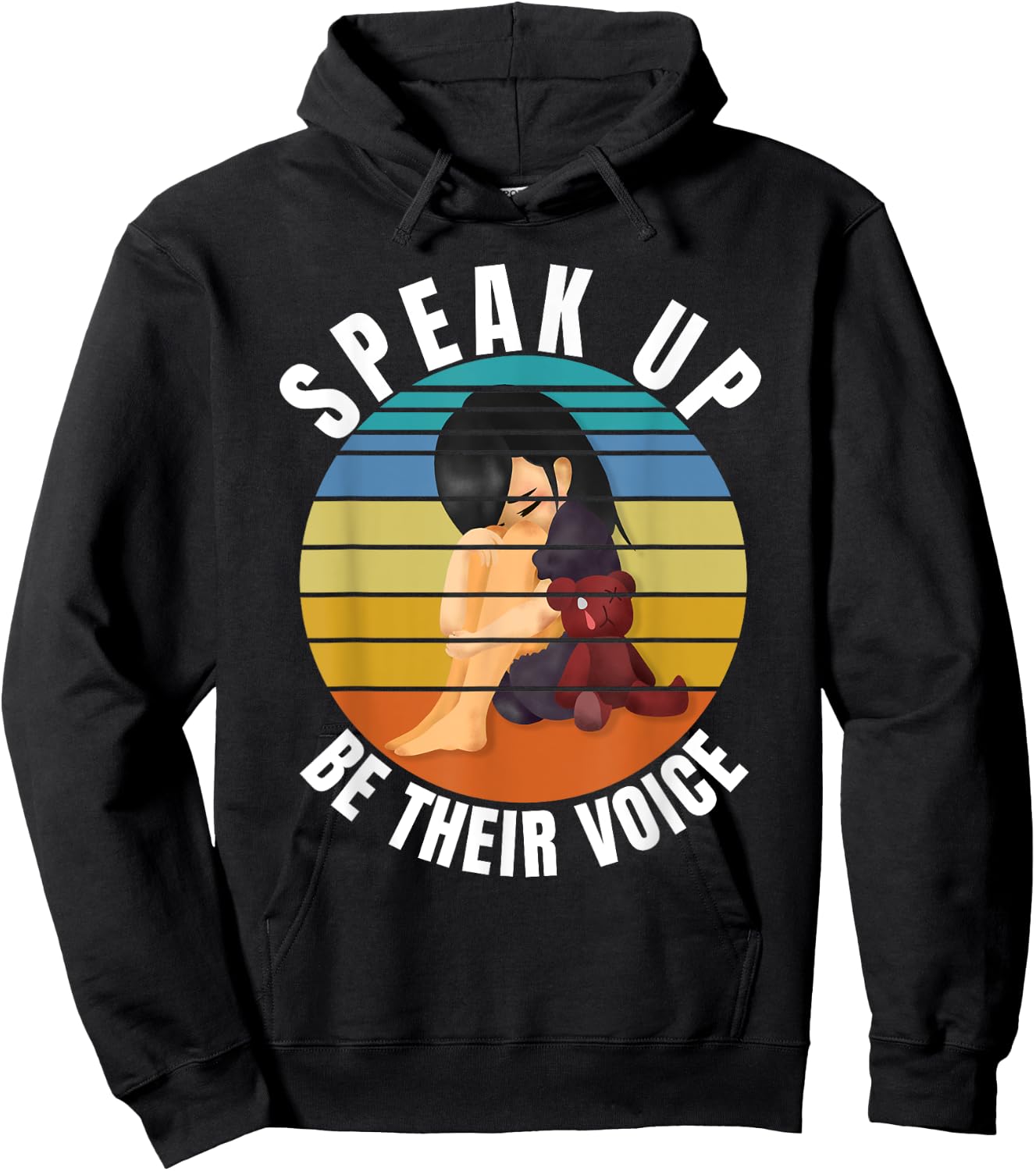 Stop Child Abuse - Save the Kids End Child Trafficking Hoodie - Hoodie | Black