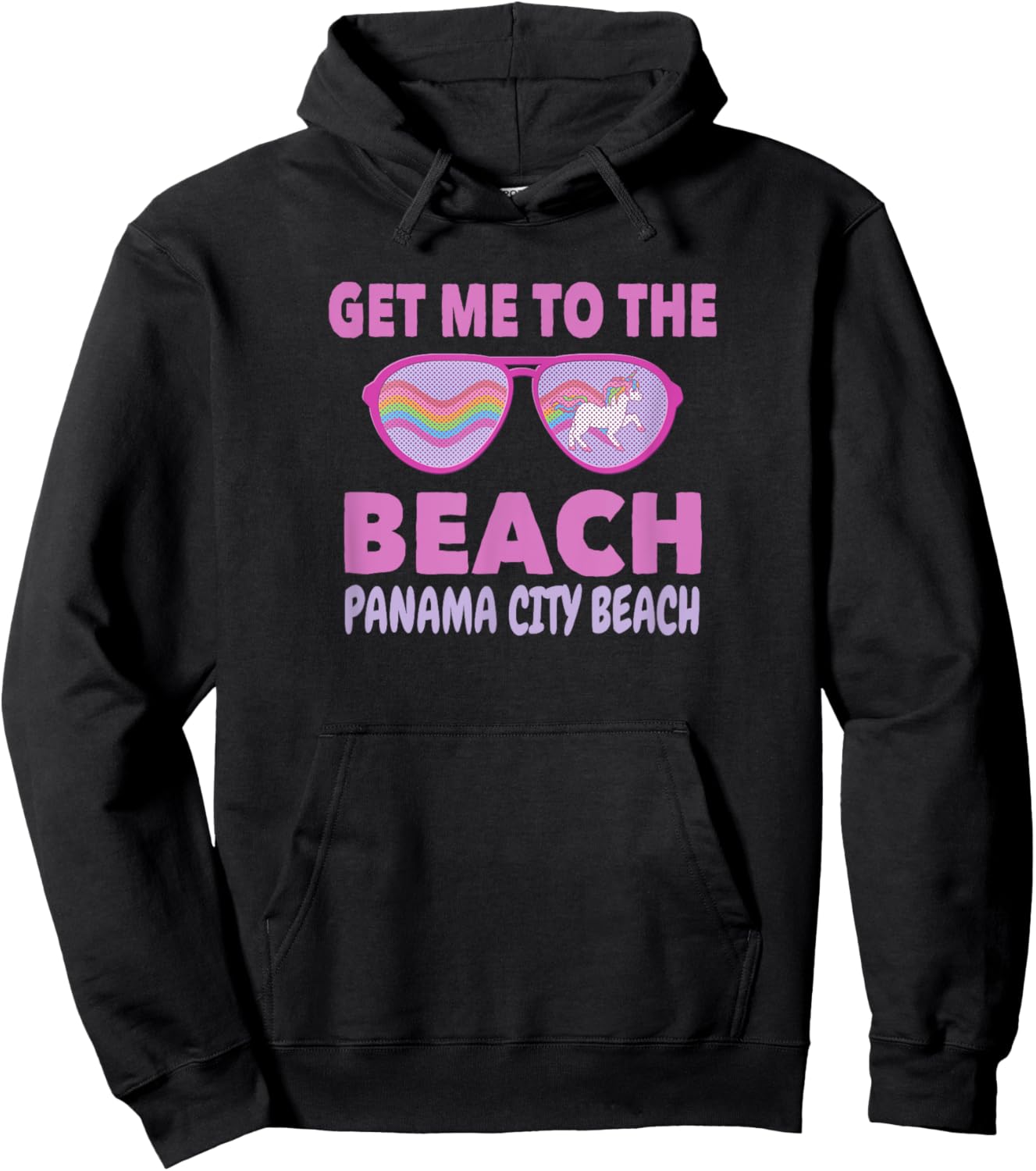Panama City Beach Family Vacation Beach Souvenir Men Women Kids Hoodie - Hoodie | Black