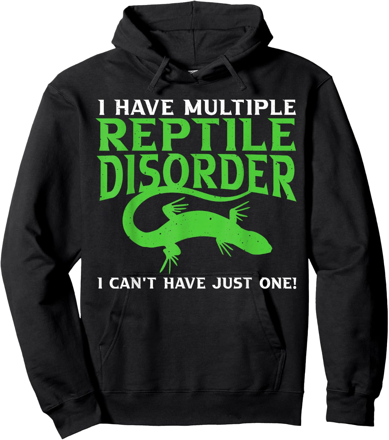 Funny Reptile Women Bearded Dragon Crested Gecko Pet Hoodie - Hoodie | Black