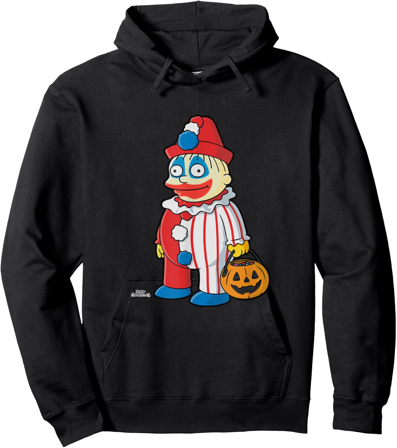 The Simpsons Ralph Clown Treehouse of Horror Halloween Hoodie - Hoodie | Black