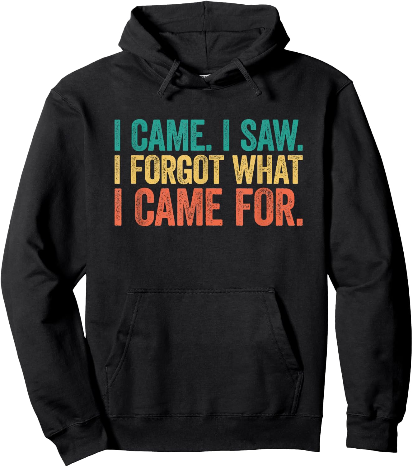 I Came I Saw I Forgot What I Came For Hoodie - Hoodie | Black