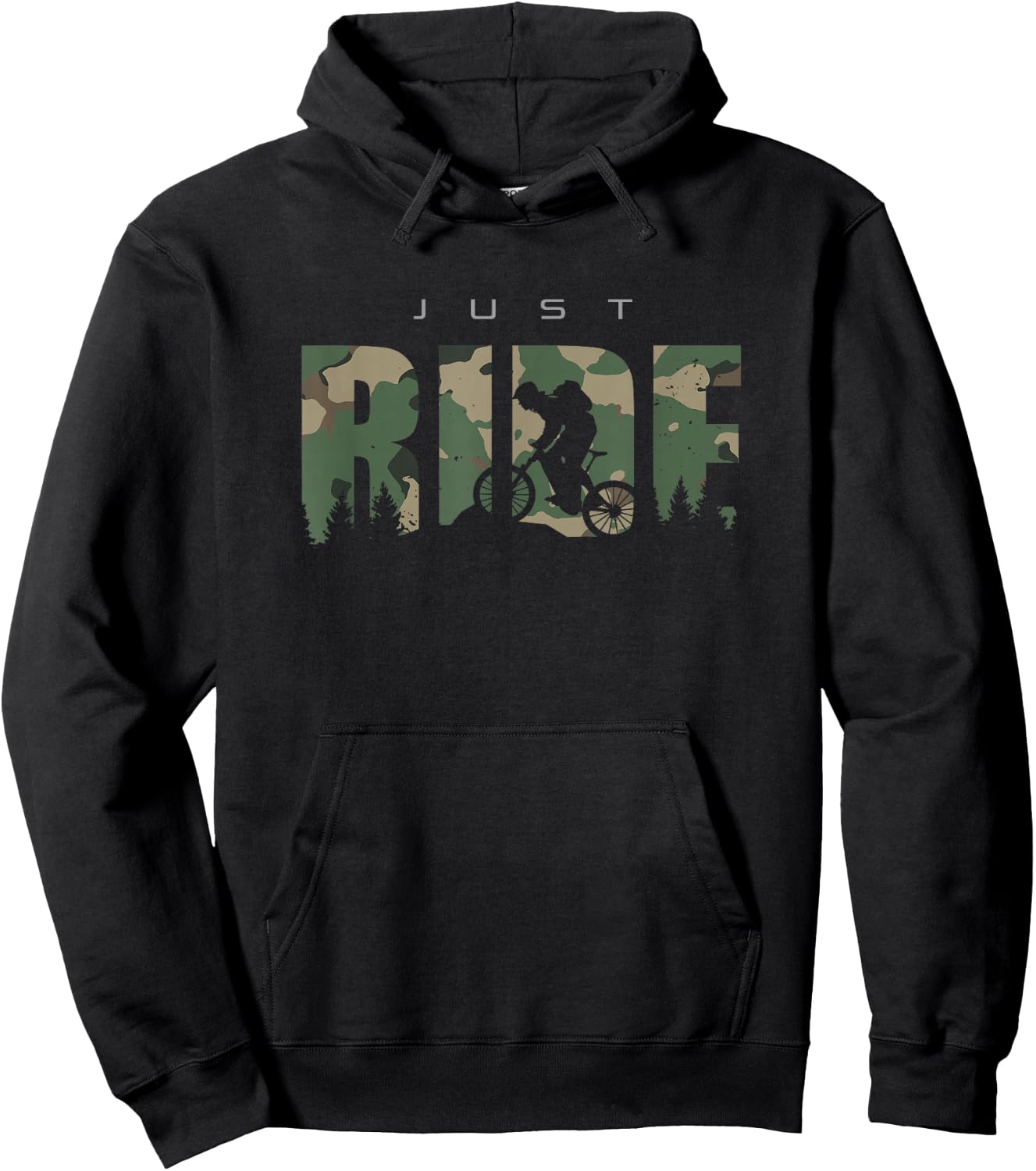 MTB Mountain Bike Apparel - MTB Mountain Bike Hoodie - Hoodie | Black