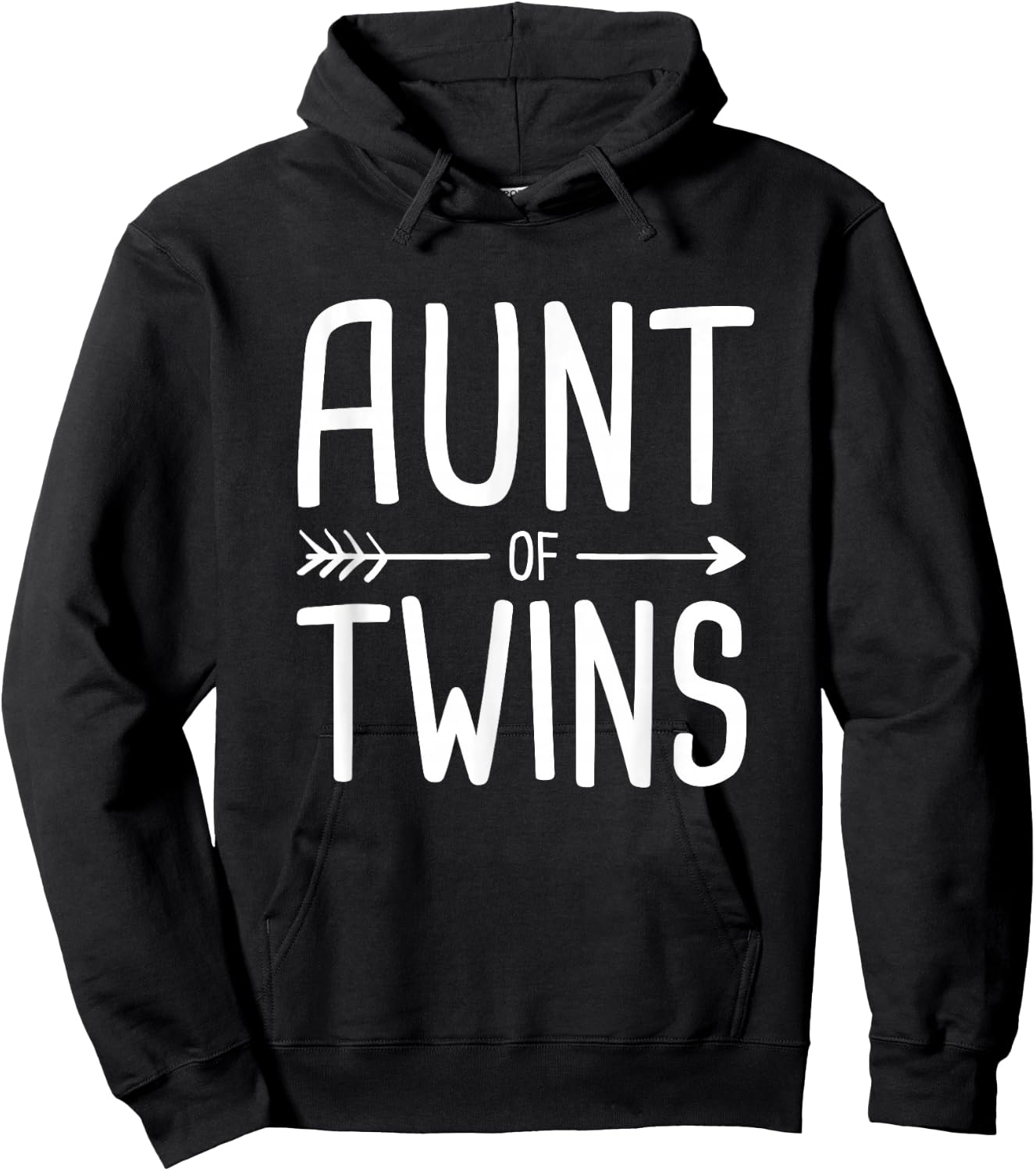 Aunt of Twins Hoodie - Hoodie | Black