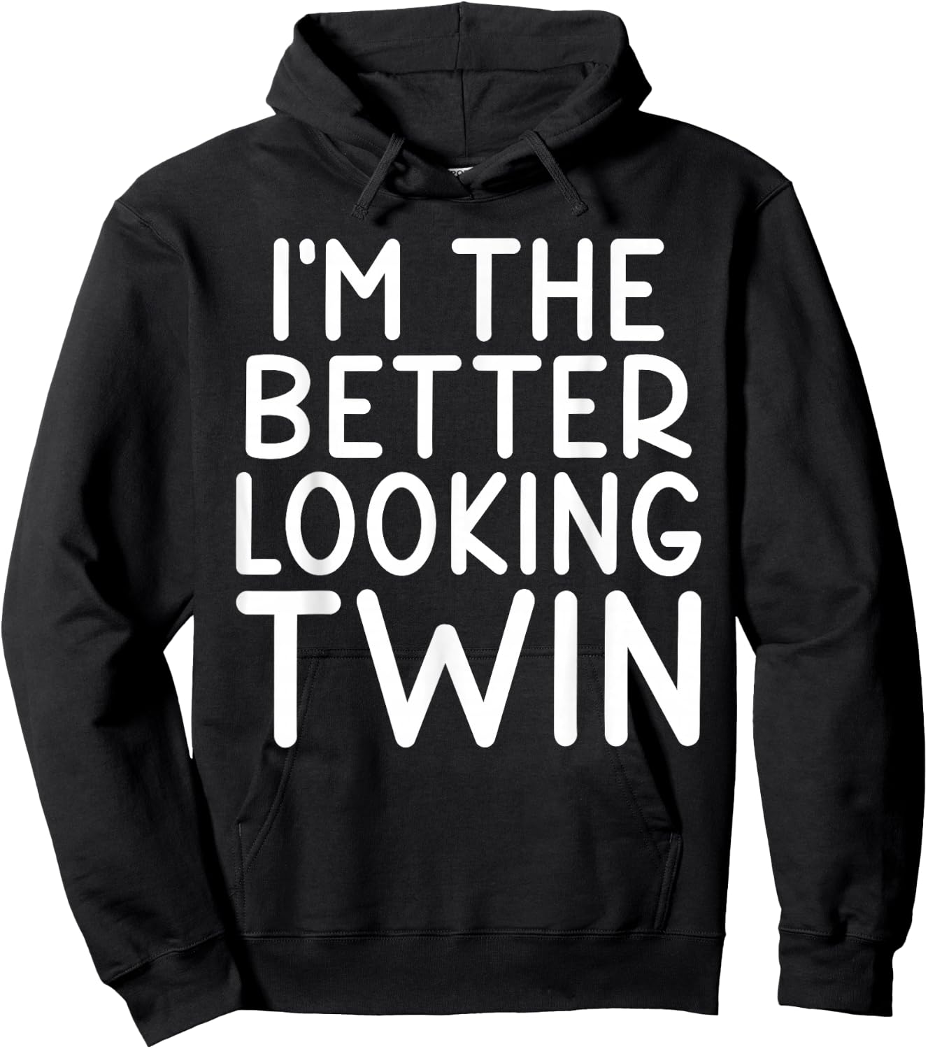 Im the better looking Twin Hoodie - Hoodie | Black