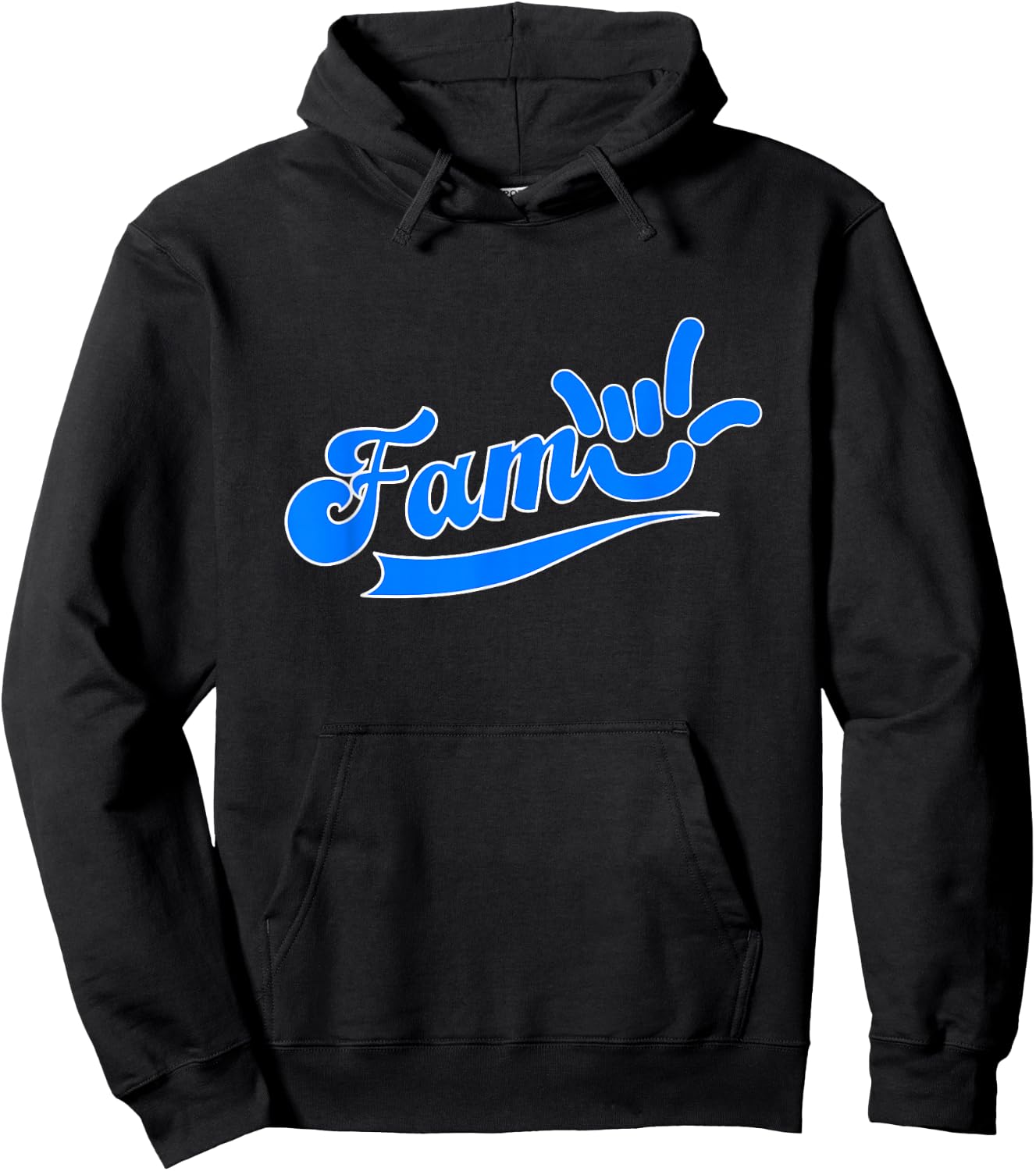 FamILY - I Love You ASL ILY Hoodie - Hoodie | Black