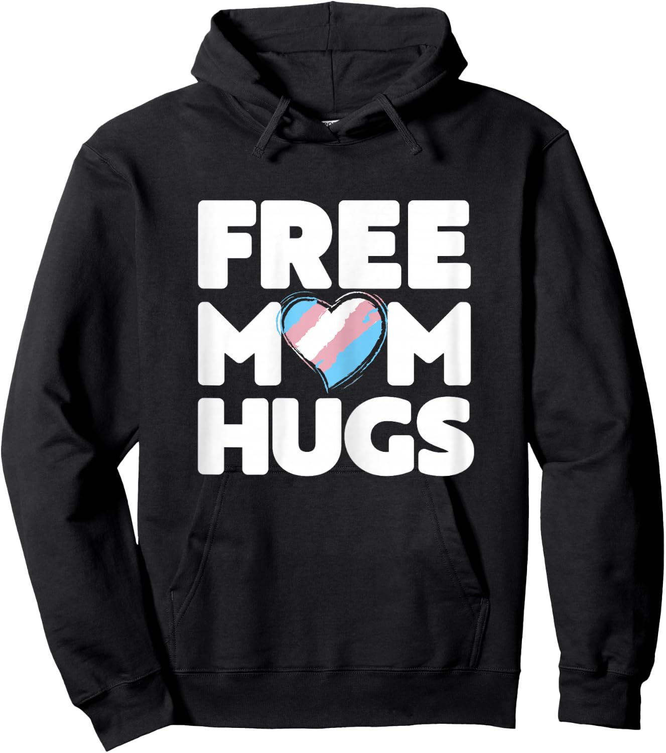 Free Mom Hugs Free Mom Hugs Transgender Pride Shirt Hoodie - Hoodie | Black