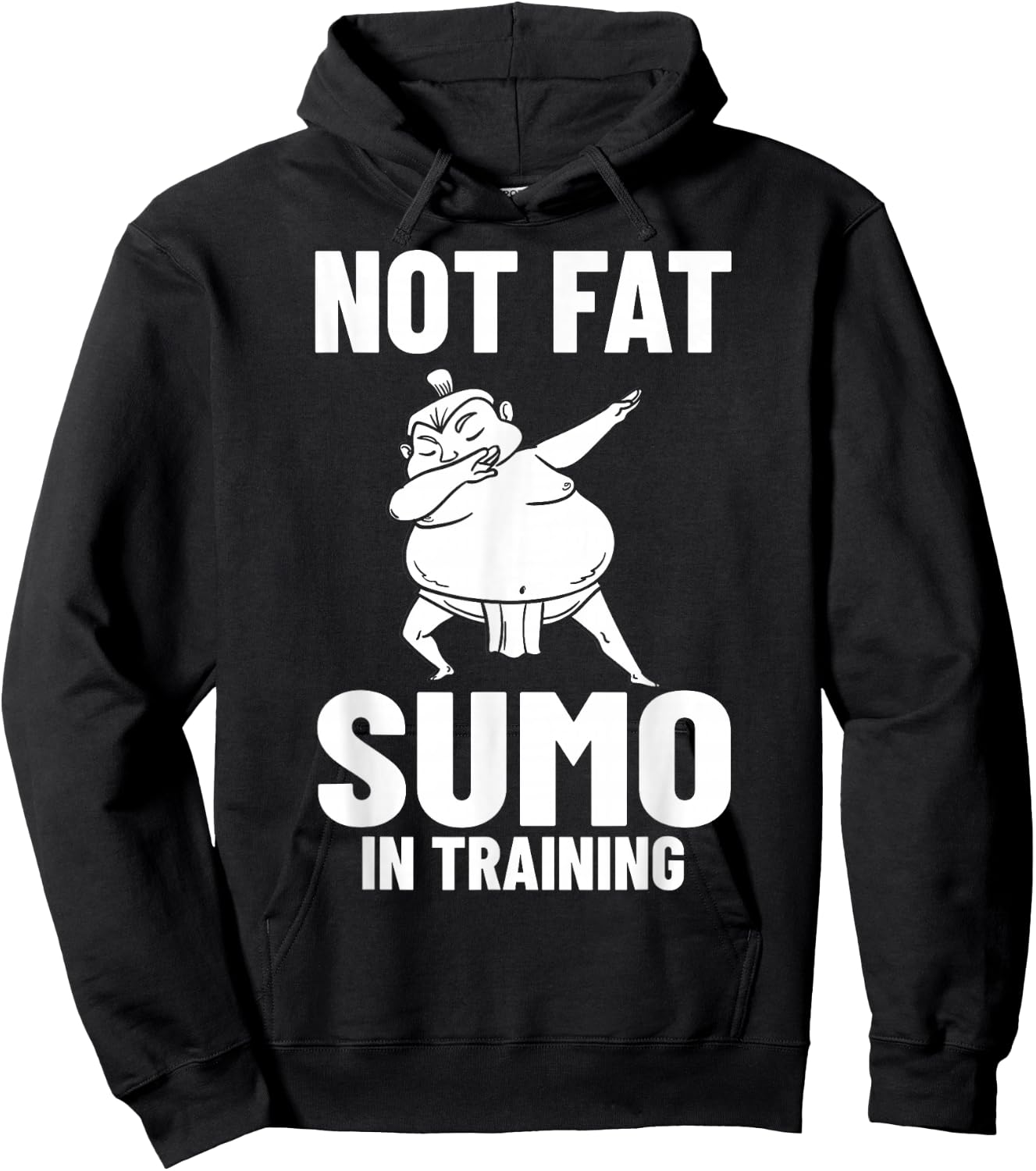 Sumo Wrestling Japanese Wrestler Sport Mawashi Hoodie - Hoodie | Black