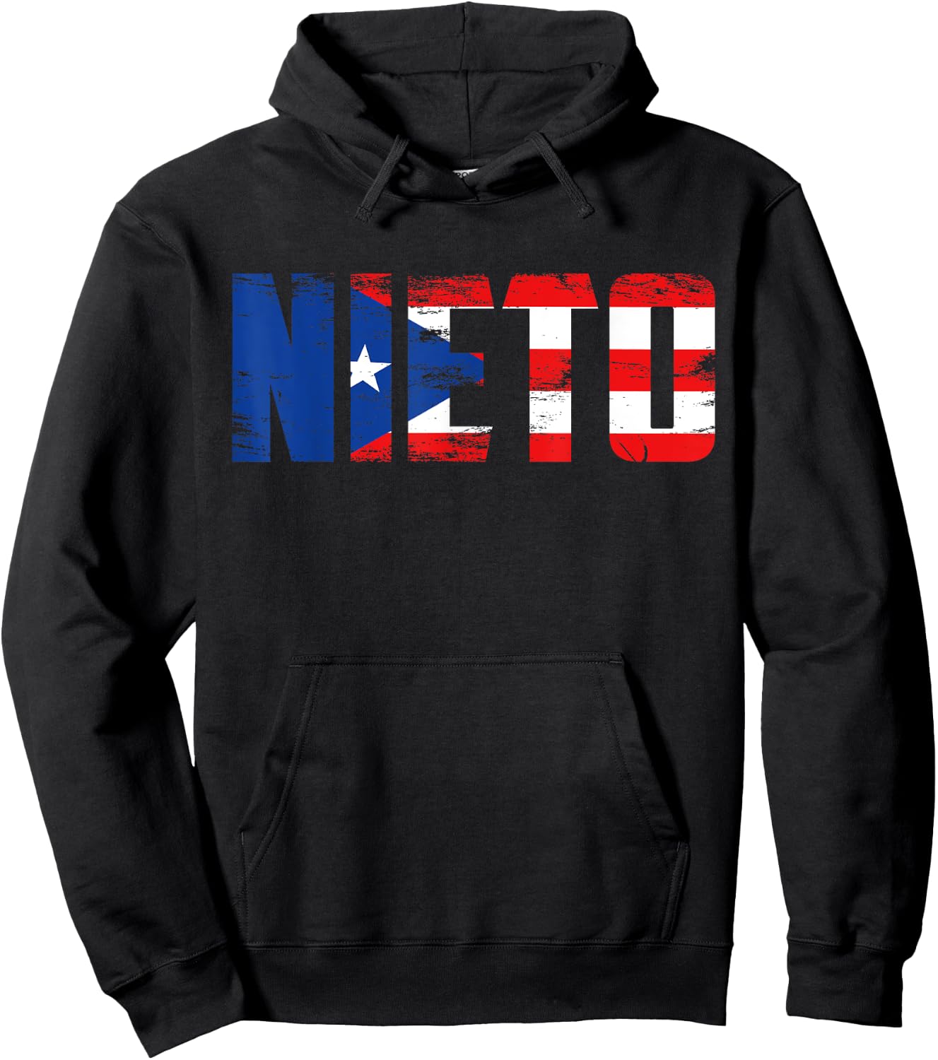 Nieto Puerto Rico Flag Pride Fathers Day Puerto Rican Men Hoodie - Hoodie | Black