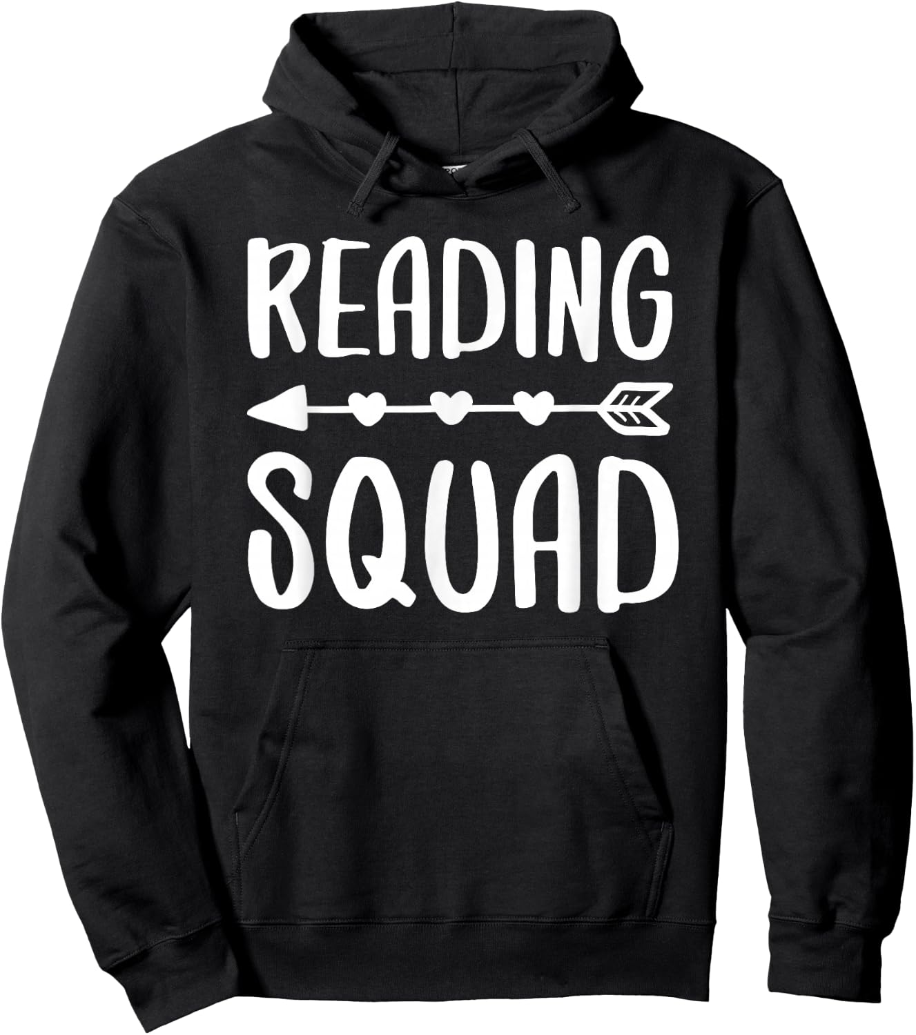 Reading Squad Shirt Literacy Lover Bookworm Hoodie - Hoodie | Black