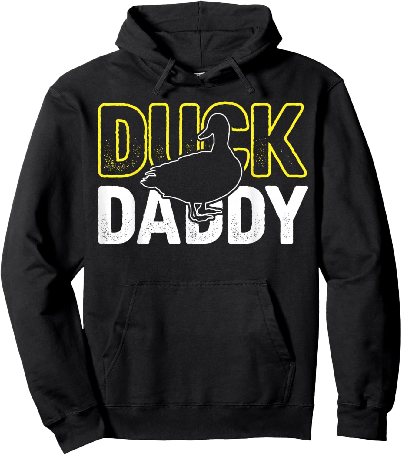 Fathers Day Humor Rubber Ducks Lover Funny Duck Daddy Humor Duck Hoodie - Hoodie | Black