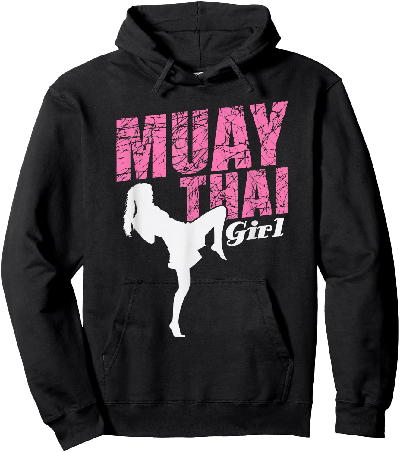 Muay Thai Girl Hoodie - Hoodie | Black