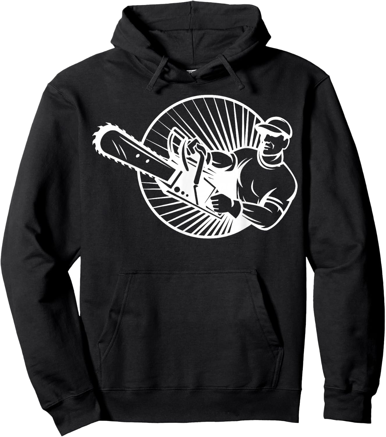 Arborist Chainsaw Tree Surgeon Arboriculturist Hoodie - Hoodie | Black