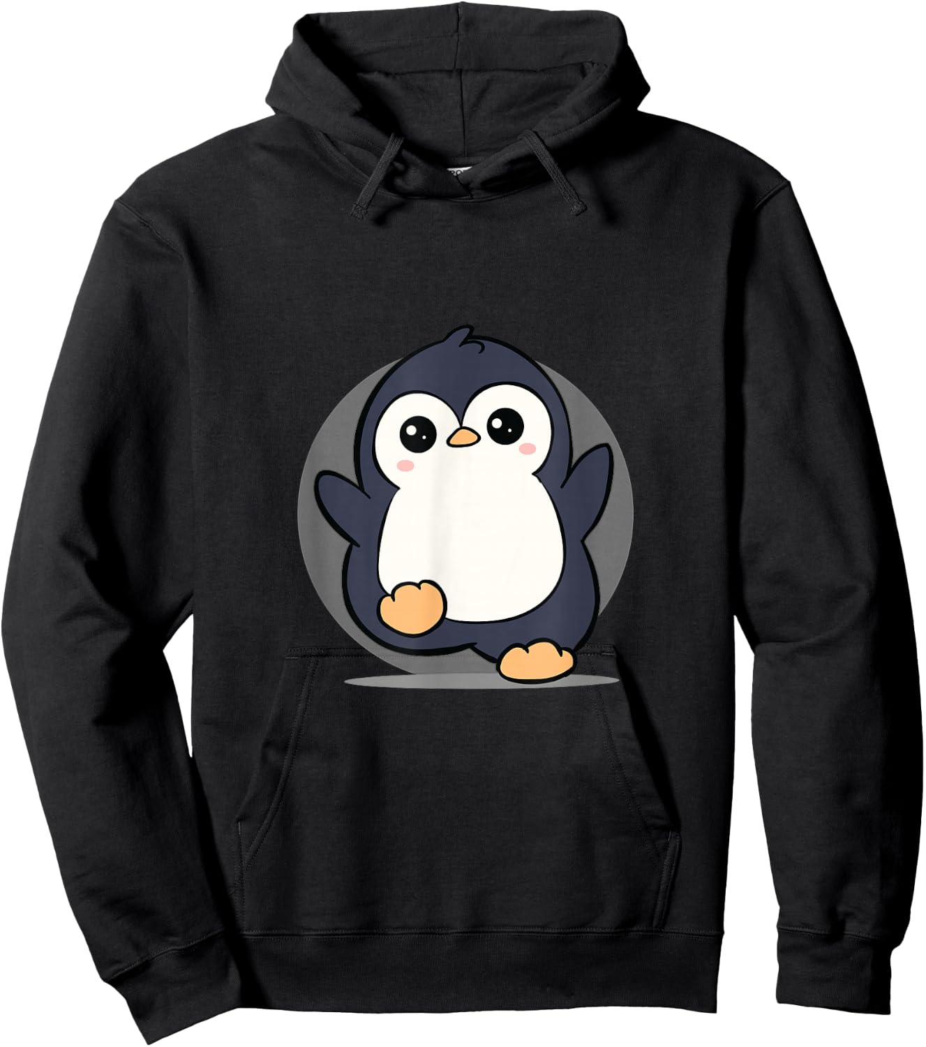 Chibi Penguin Zookeeper kawaii Animal Anime Lover Hoodie - Hoodie | Black