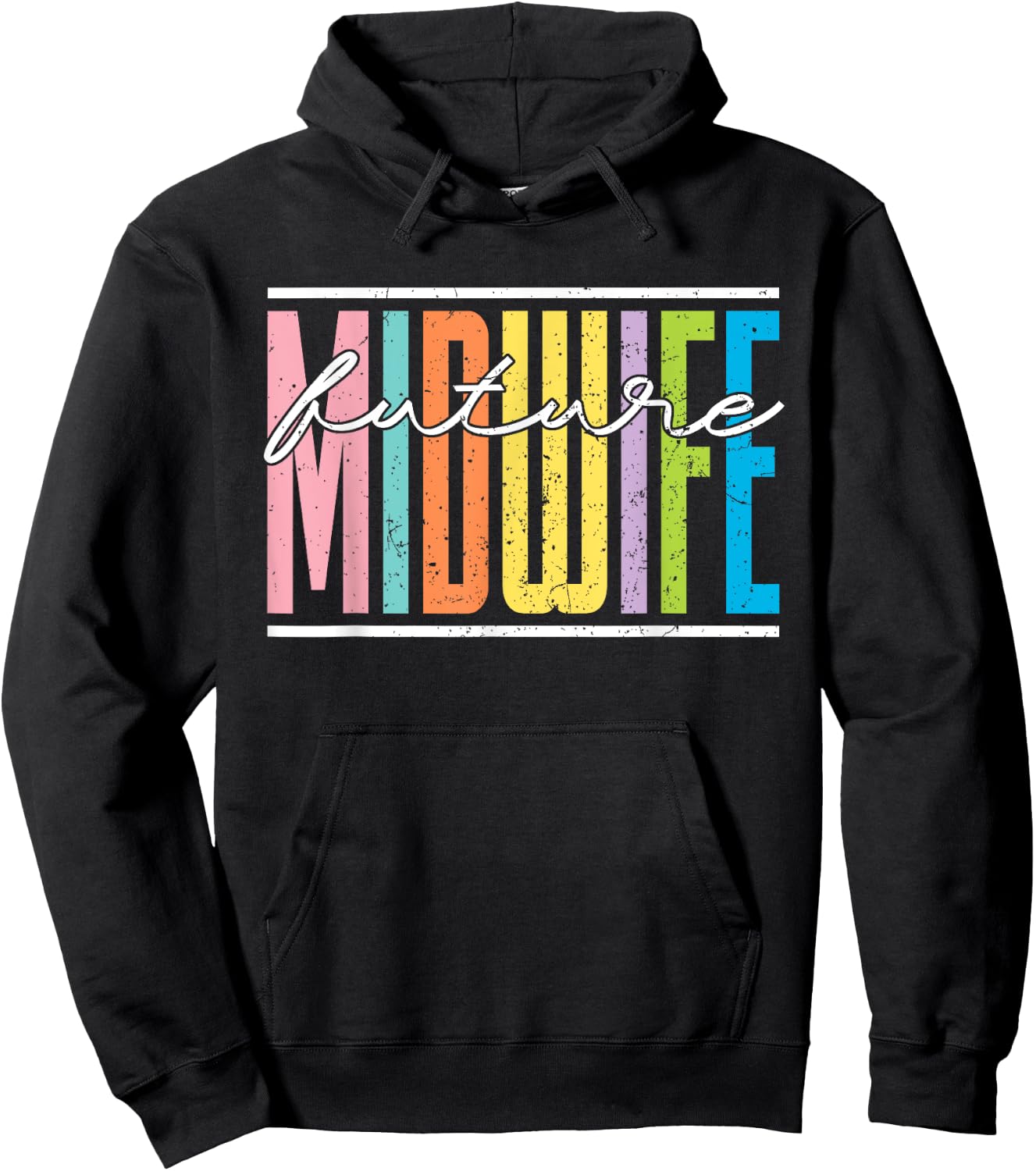 Future Midwife Pregnancy Support Doula Birthing Midwife Hoodie - Hoodie | Black