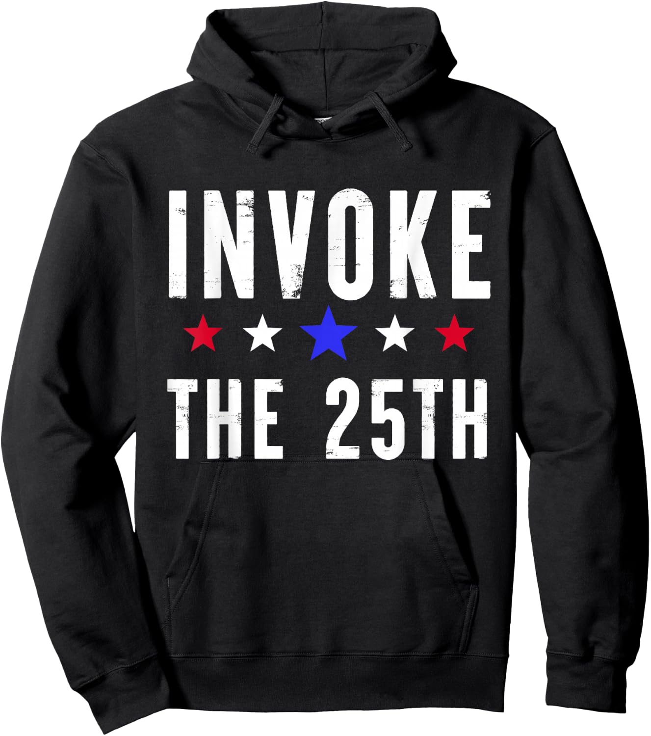 Invoke the 25th USA America Politics Motivation Support Hoodie - Hoodie | Black