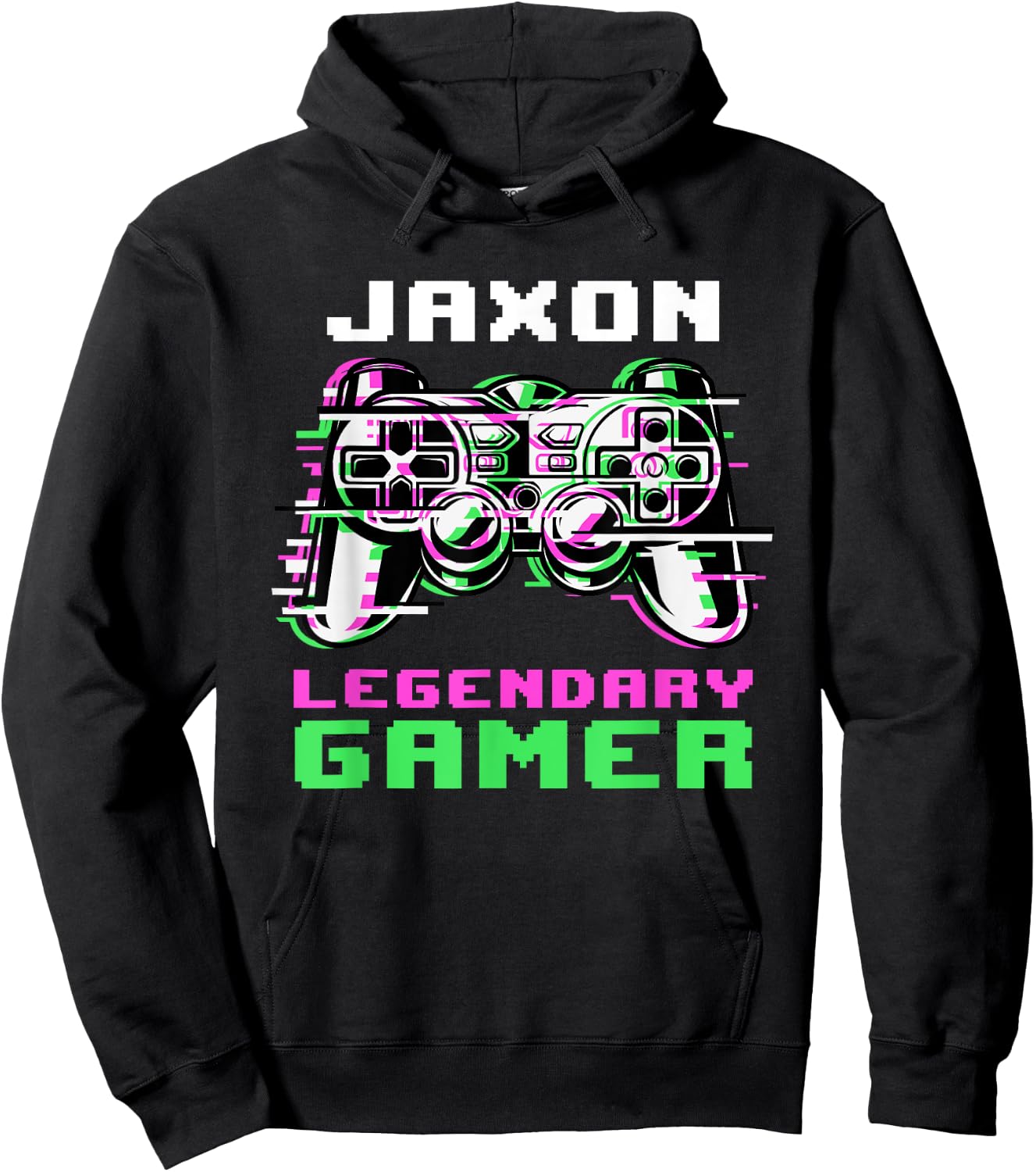 Jaxon - Legendary Gamer - Personalized Hoodie - Hoodie | Black