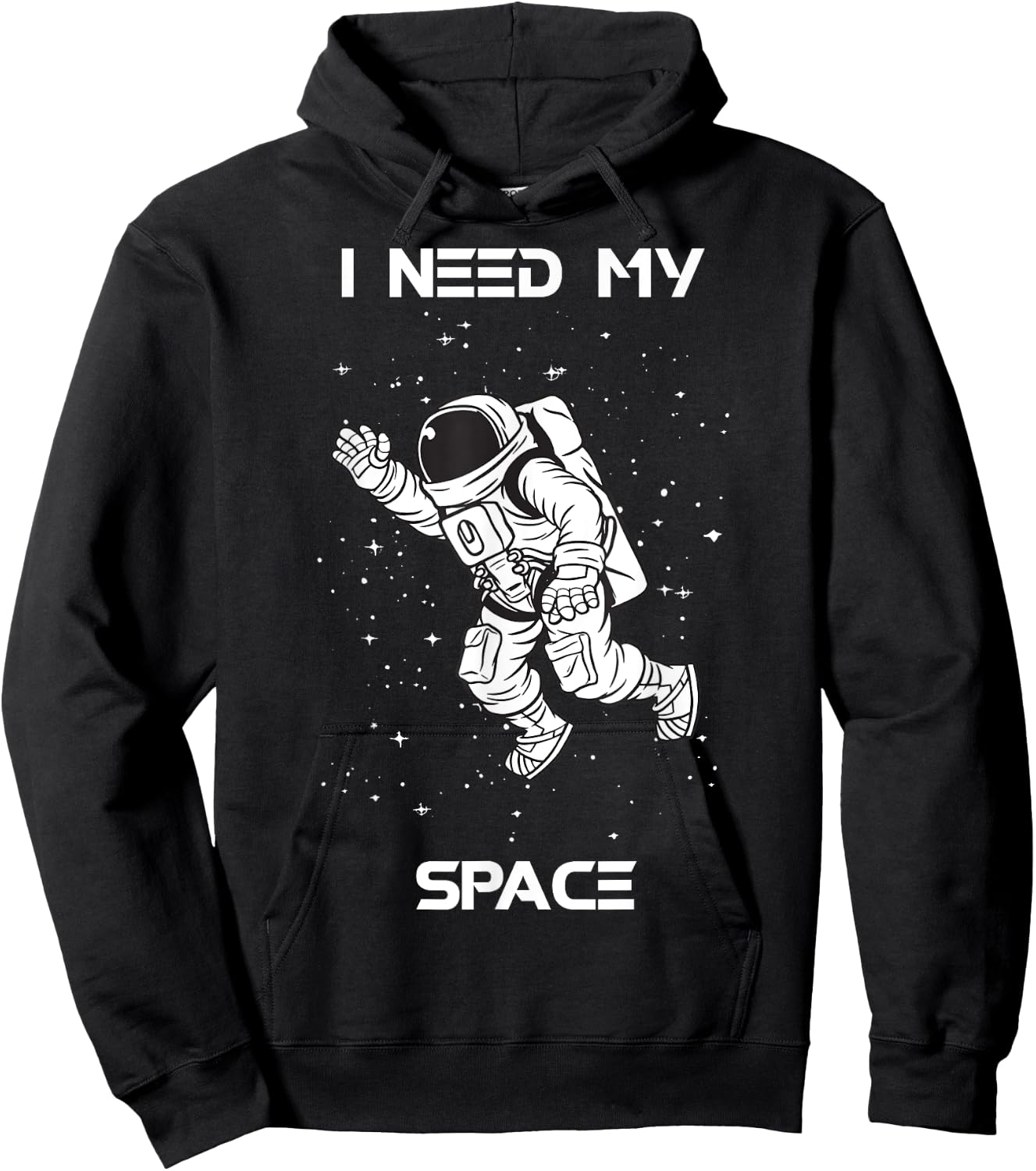 Solar System Astronaut Universe Stars Hoodie - Hoodie | Black