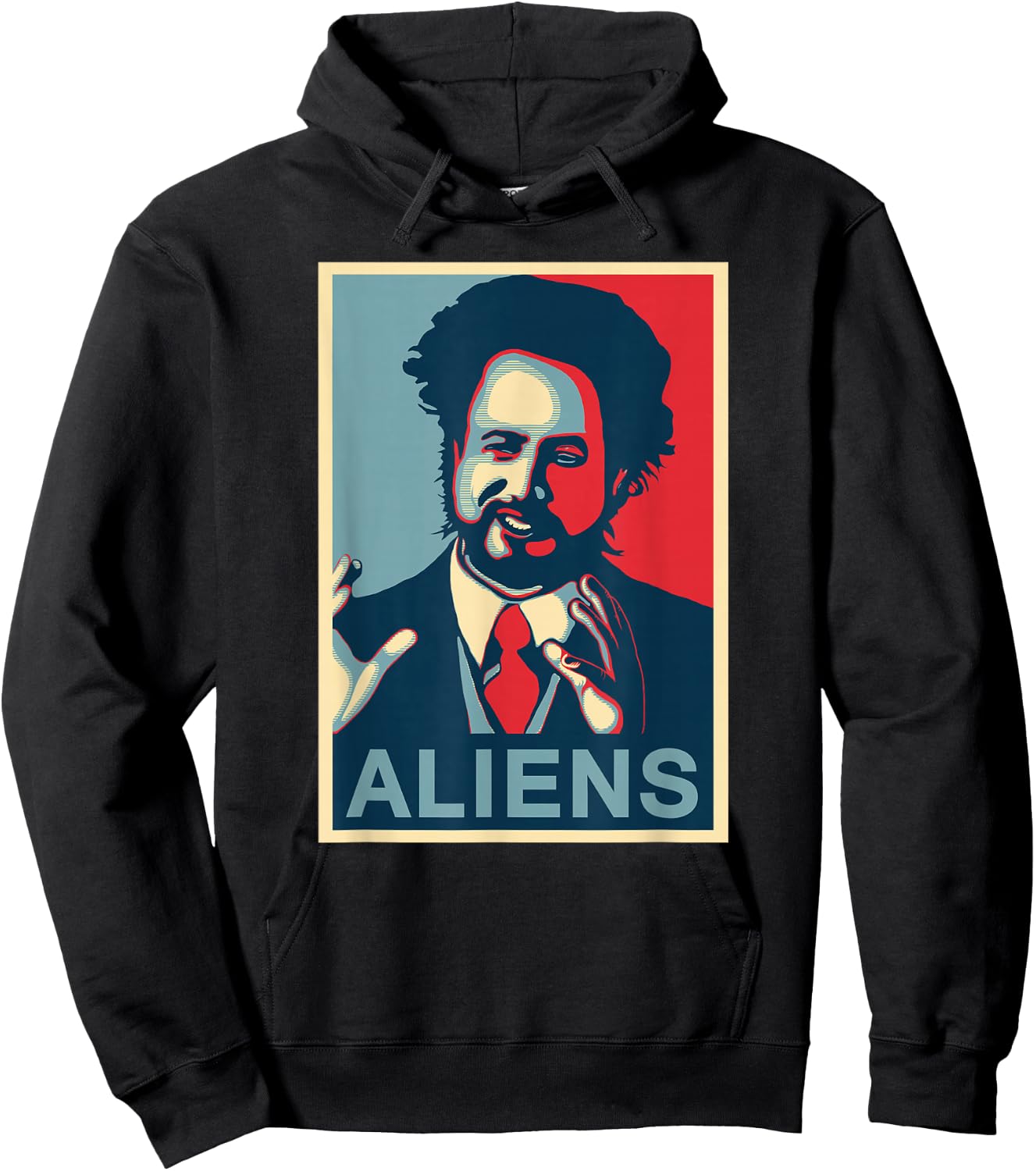 Because Aliens Funny Ancient Astronaut Conspiracy Hoodie - Hoodie | Black
