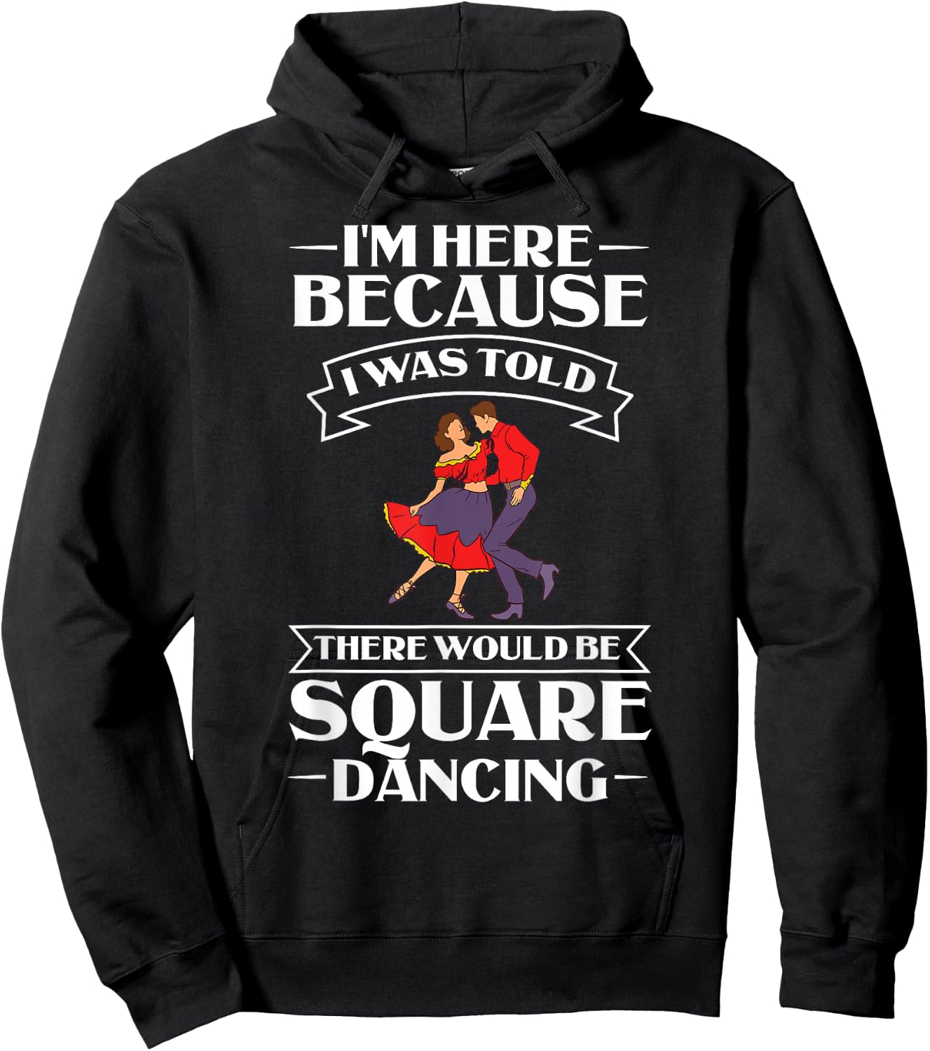 Square Dance Music Caller Lessons Dancer Hoodie - Hoodie | Black
