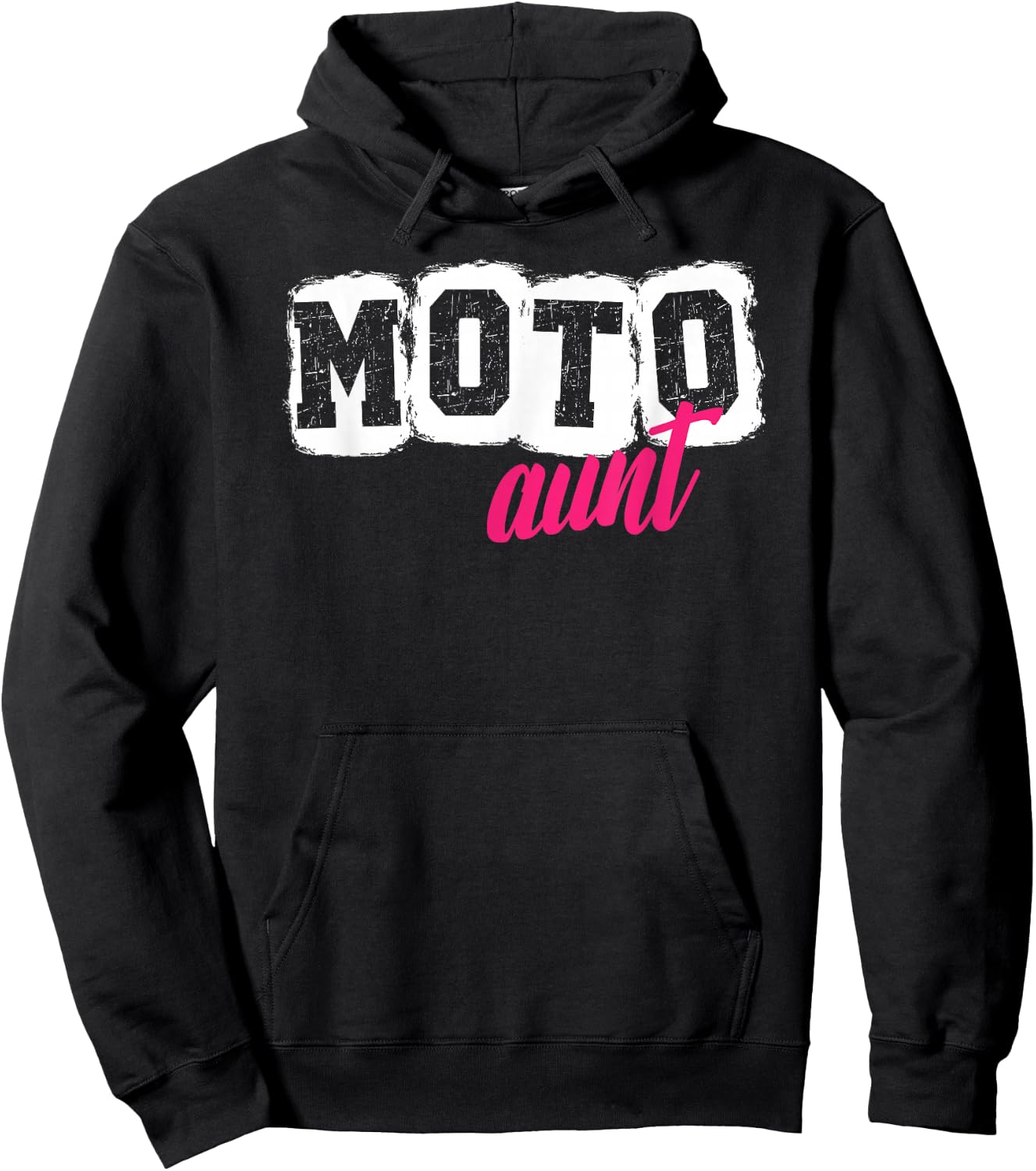 Moto Aunt Motocross Aunt Motocross Rider Aunt Hoodie - Hoodie | Black
