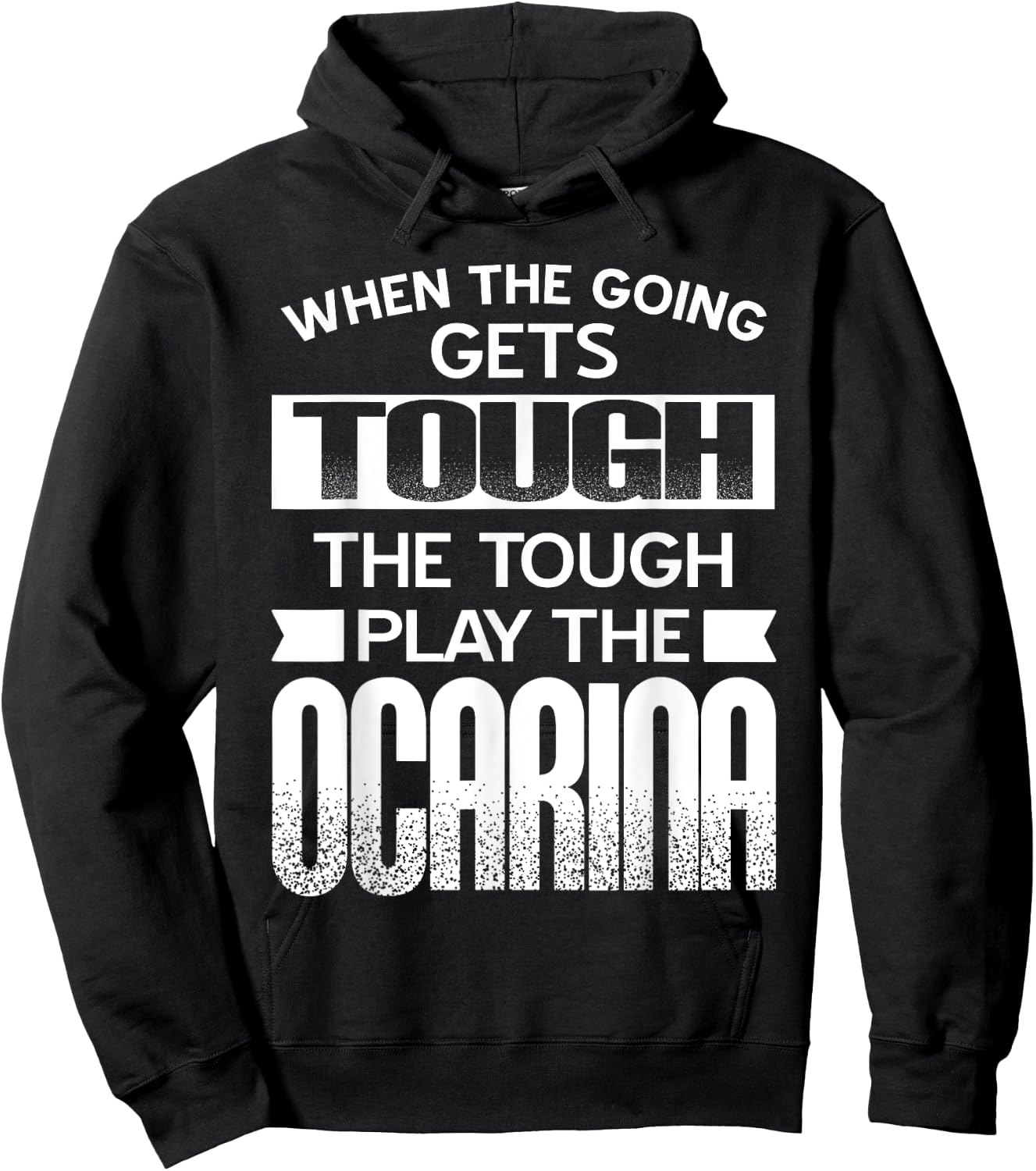 Play the ocarina Hoodie - Hoodie | Black