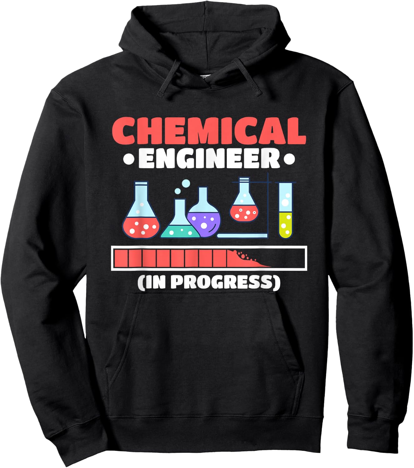 Chemical Engineer in Progress Chemical Engineering Hoodie - Hoodie | Black
