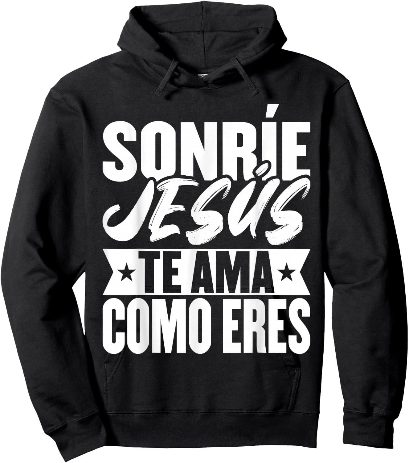 Camisetas Cristianas En Espanol Frases Biblia Jesús Te AMa Hoodie - Hoodie | Black