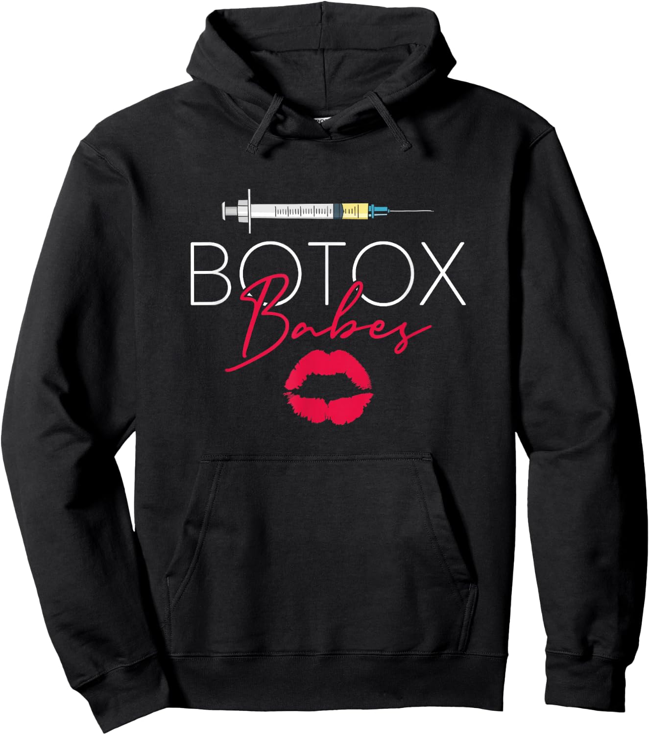 Plastic Surgery Cosmetic Nurse Lips Injector Botox Babes Hoodie - Hoodie | Black