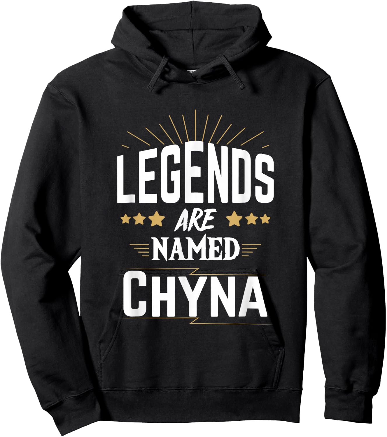 Legends Are Named Chyna Hoodie - Hoodie | Black