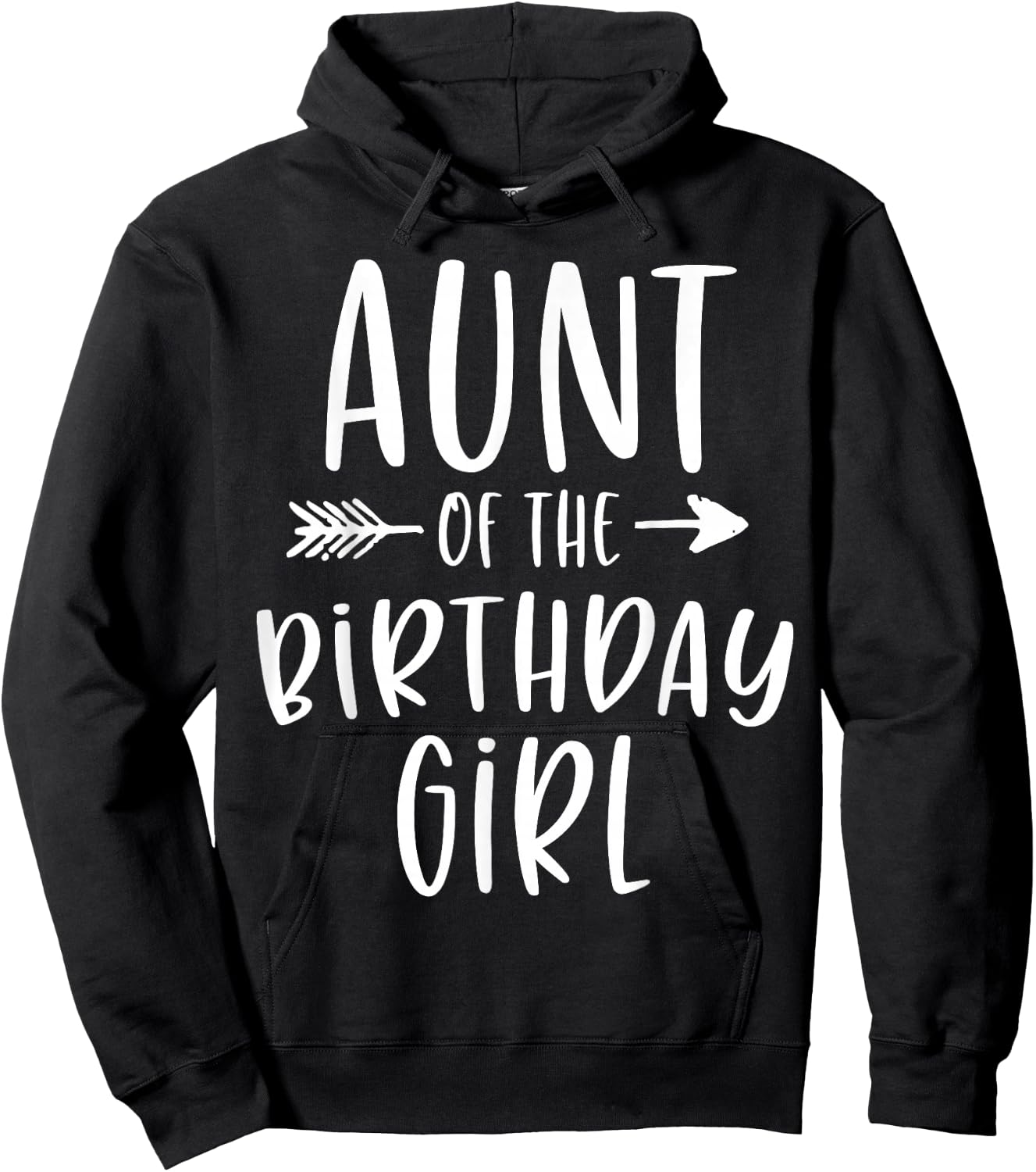 Aunt of the Birthday Girl Aunt and Niece Bday Party Hoodie - Hoodie | Black