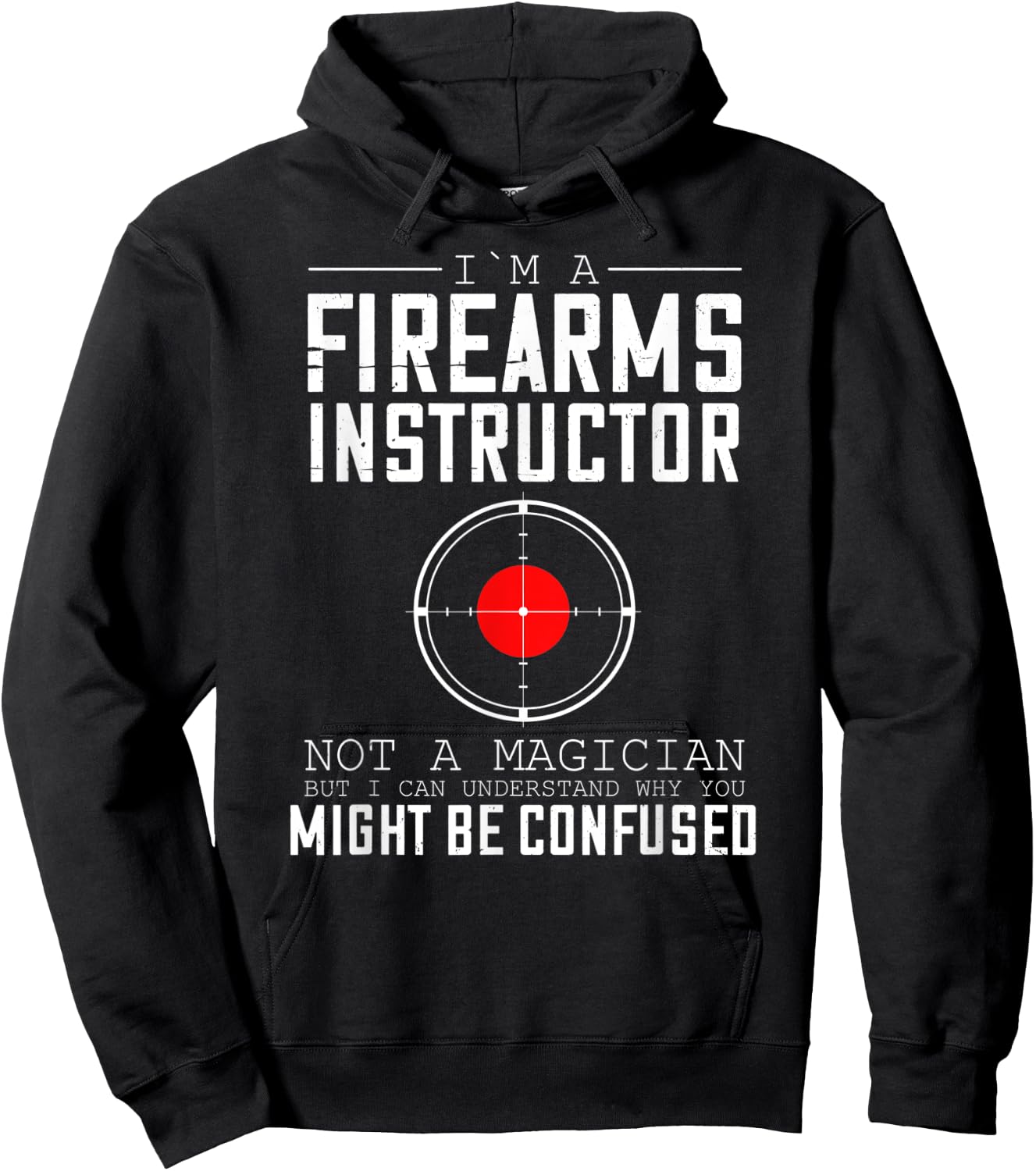 Firearm Instructor Gun Shooting Safety Weapon Training Hoodie - Hoodie | Black