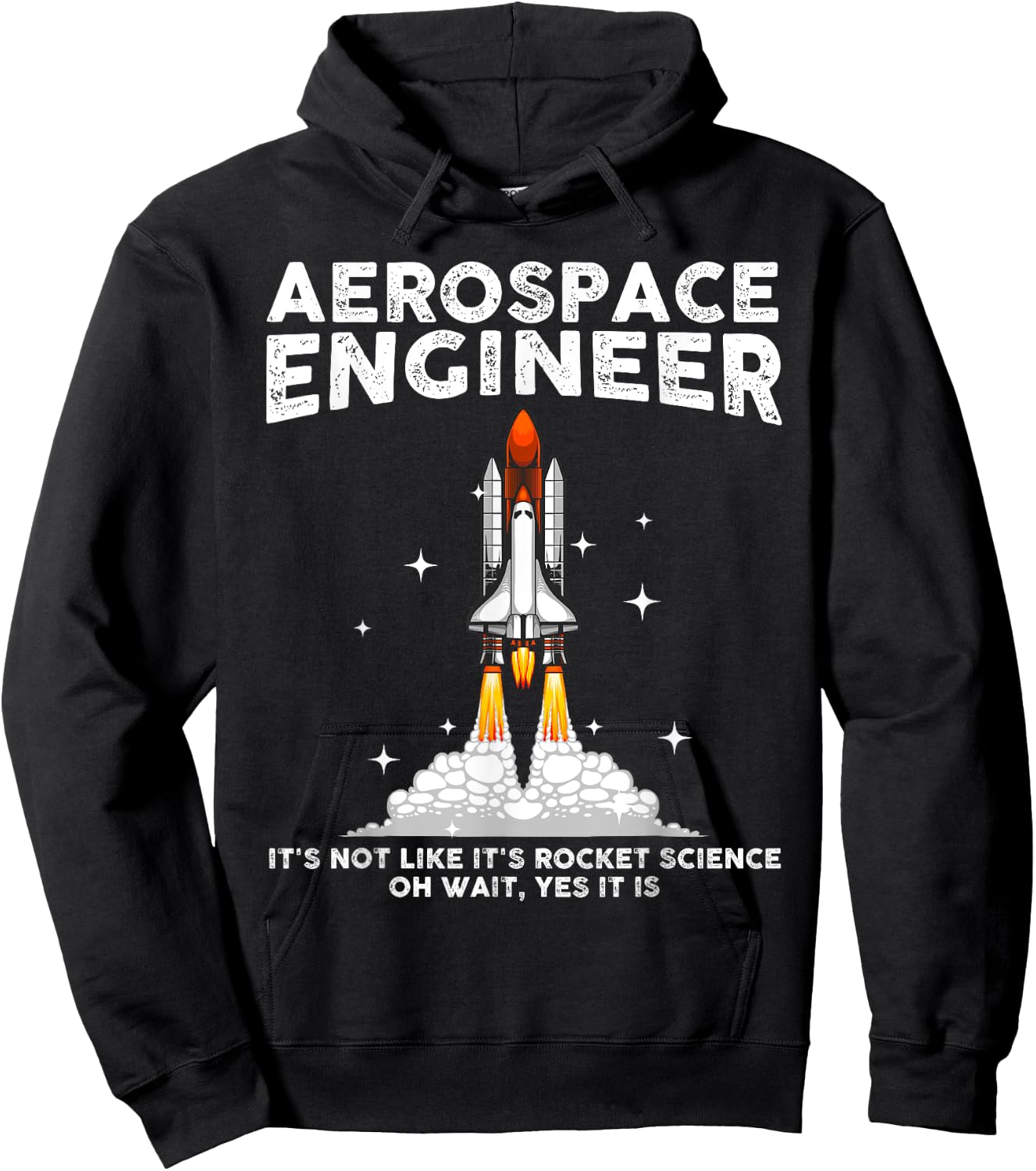 Cool Aerospace Engineer Women Aerospace Engineering Hoodie - Hoodie | Black