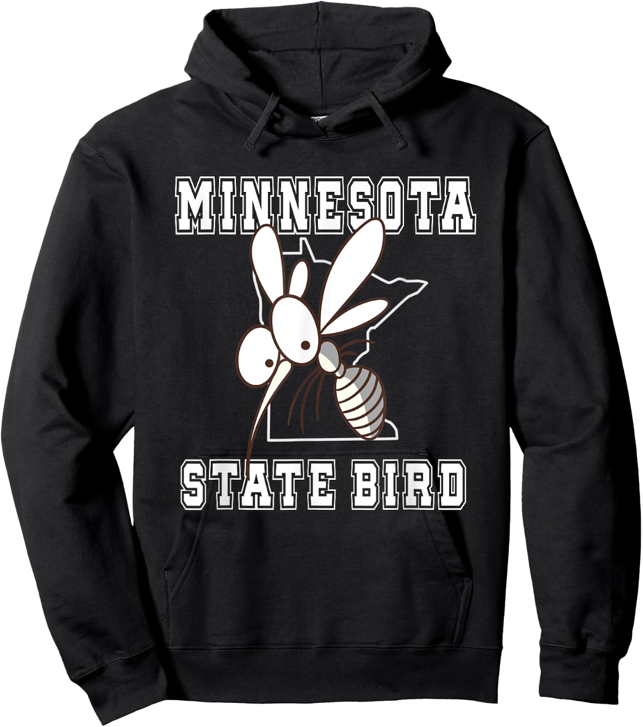Minnesota State Bird Mosquitoes Hoodie - Hoodie | Black