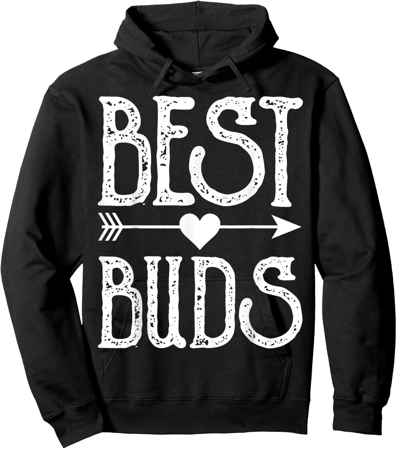 Best Buds Best Friends Matching BFF Friendship Men Hoodie - Hoodie | Black
