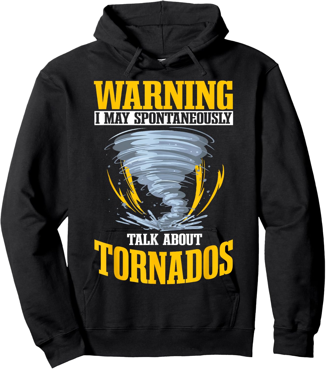 Meteorologist Tornado Weather Forecaster Meteorology Hoodie - Hoodie | Black