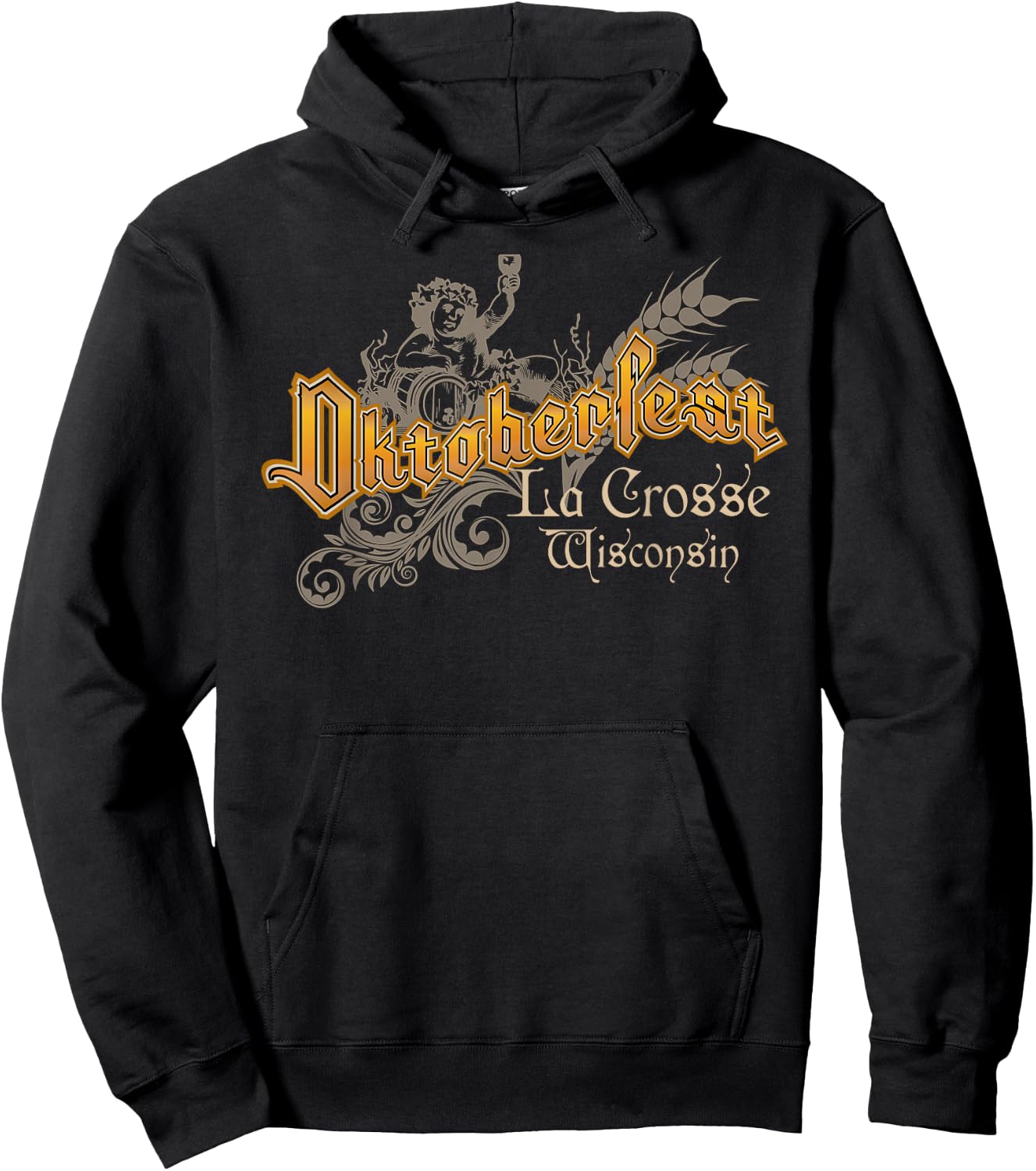 Oktoberfest La Crosse Wisconsin Octoberfest Beer Lovers Hoodie - Hoodie | Black