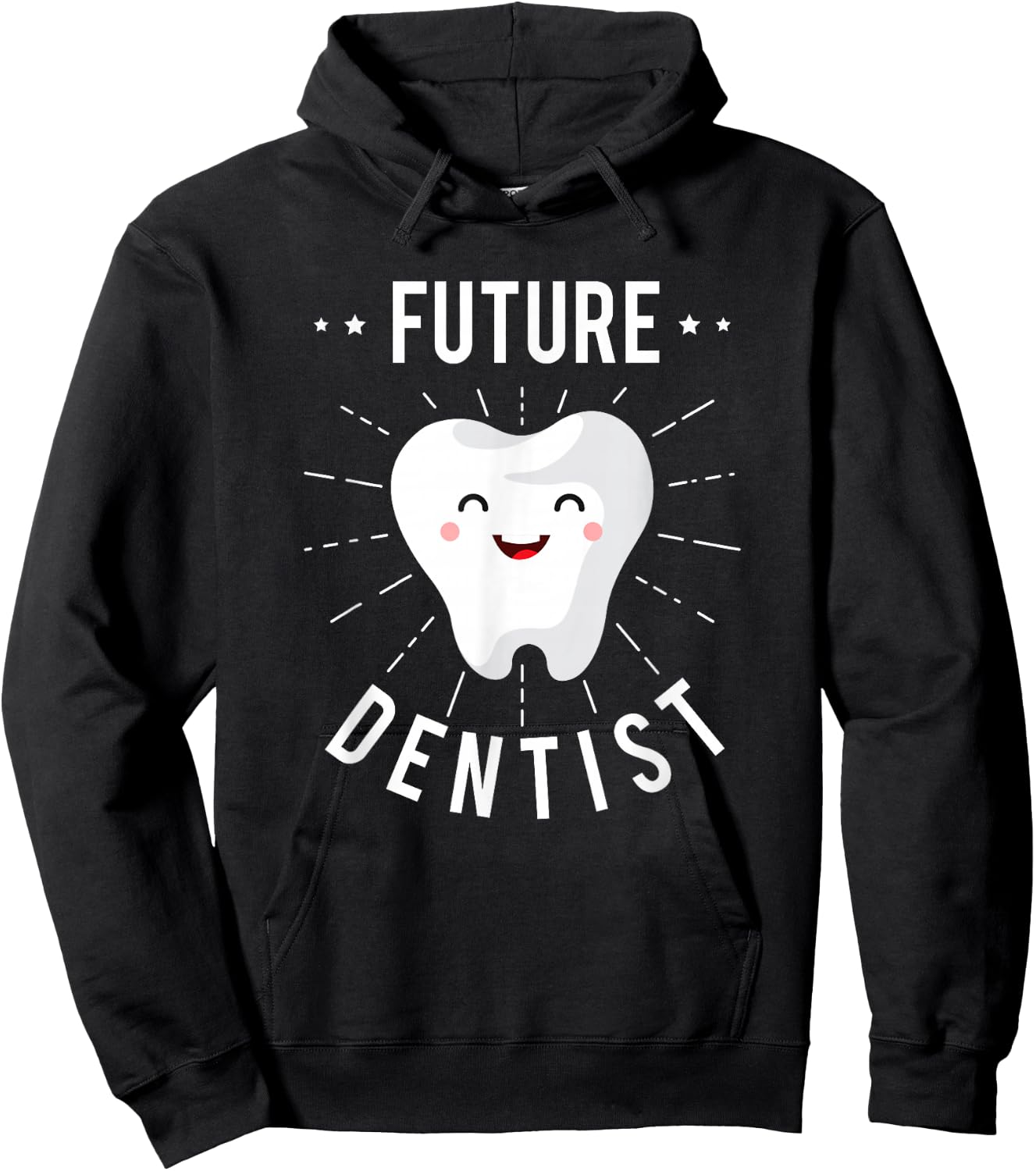 Future dentist Gifts for a Dental worker funny dentist teeth Hoodie - Hoodie | Black