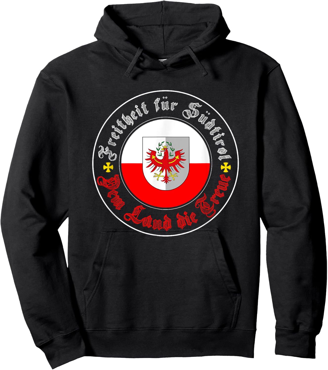 Freedom of the Land of South Tyrol Tyrol Loyalty Gift Hoodie - Hoodie | Black