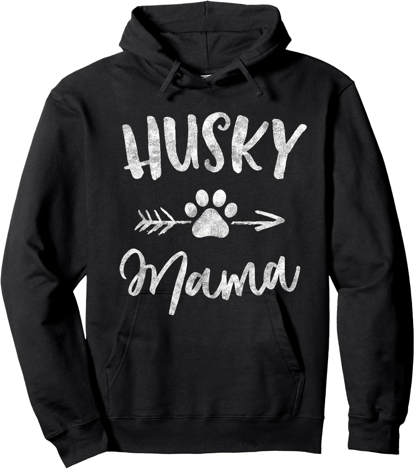 Husky Mama Shirt Siberian Husky Lover Owner Gifts Dog Mom Hoodie - Hoodie | Black