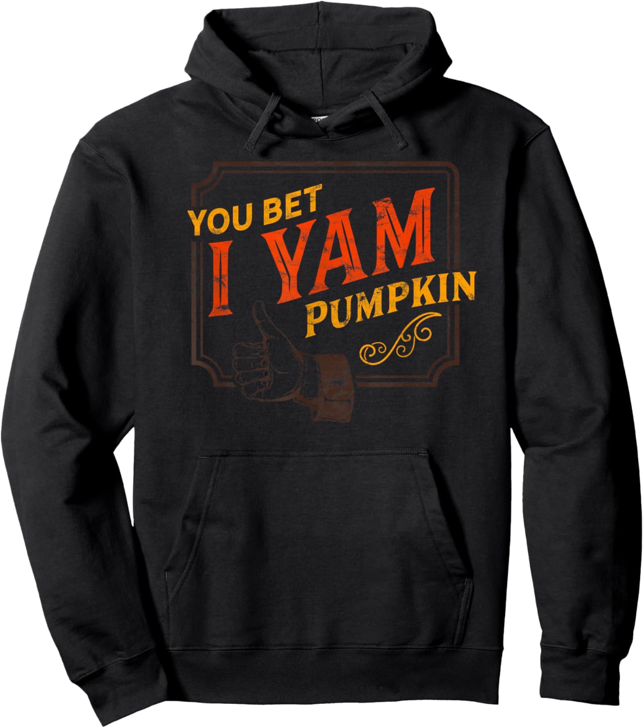 My Sweet Potato - You Bet I Yam Couple's Thanksgiving Hoodie - Hoodie | Black