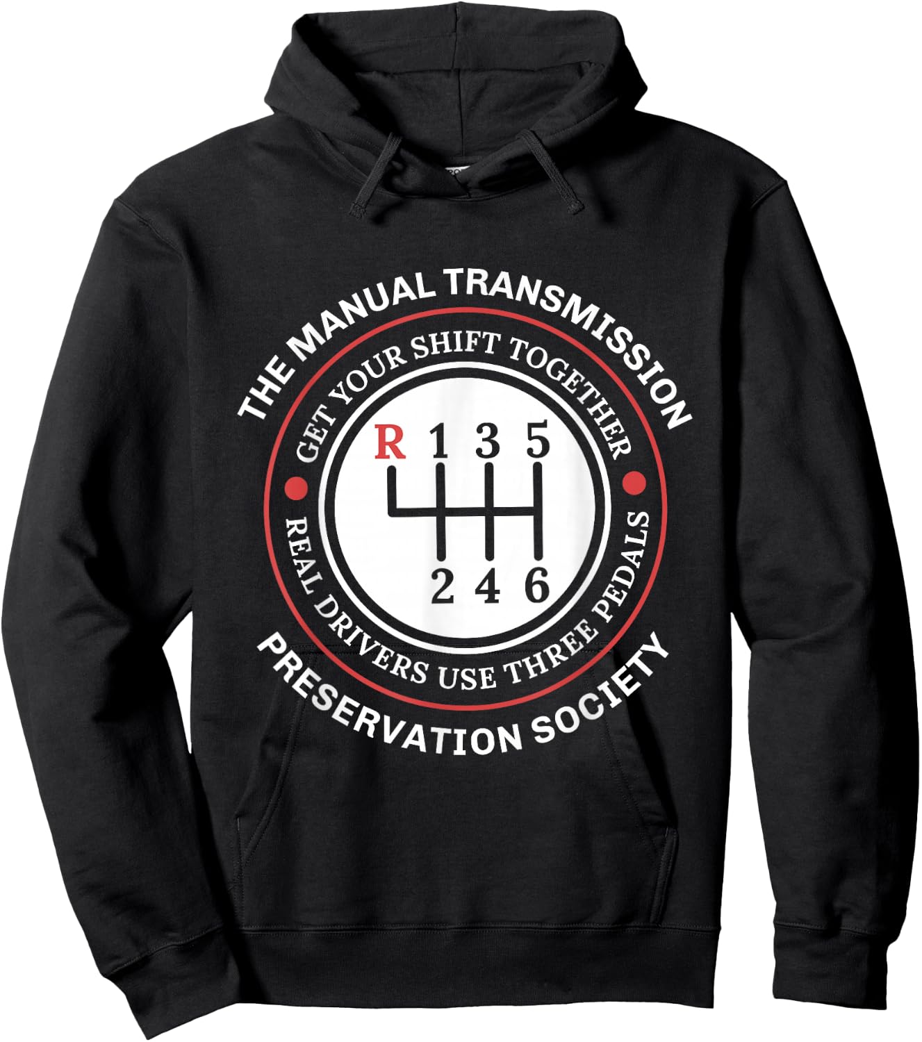 Get Your Shift Together Shift Racing Drag Race Car Guy Racer Hoodie - Hoodie | Black