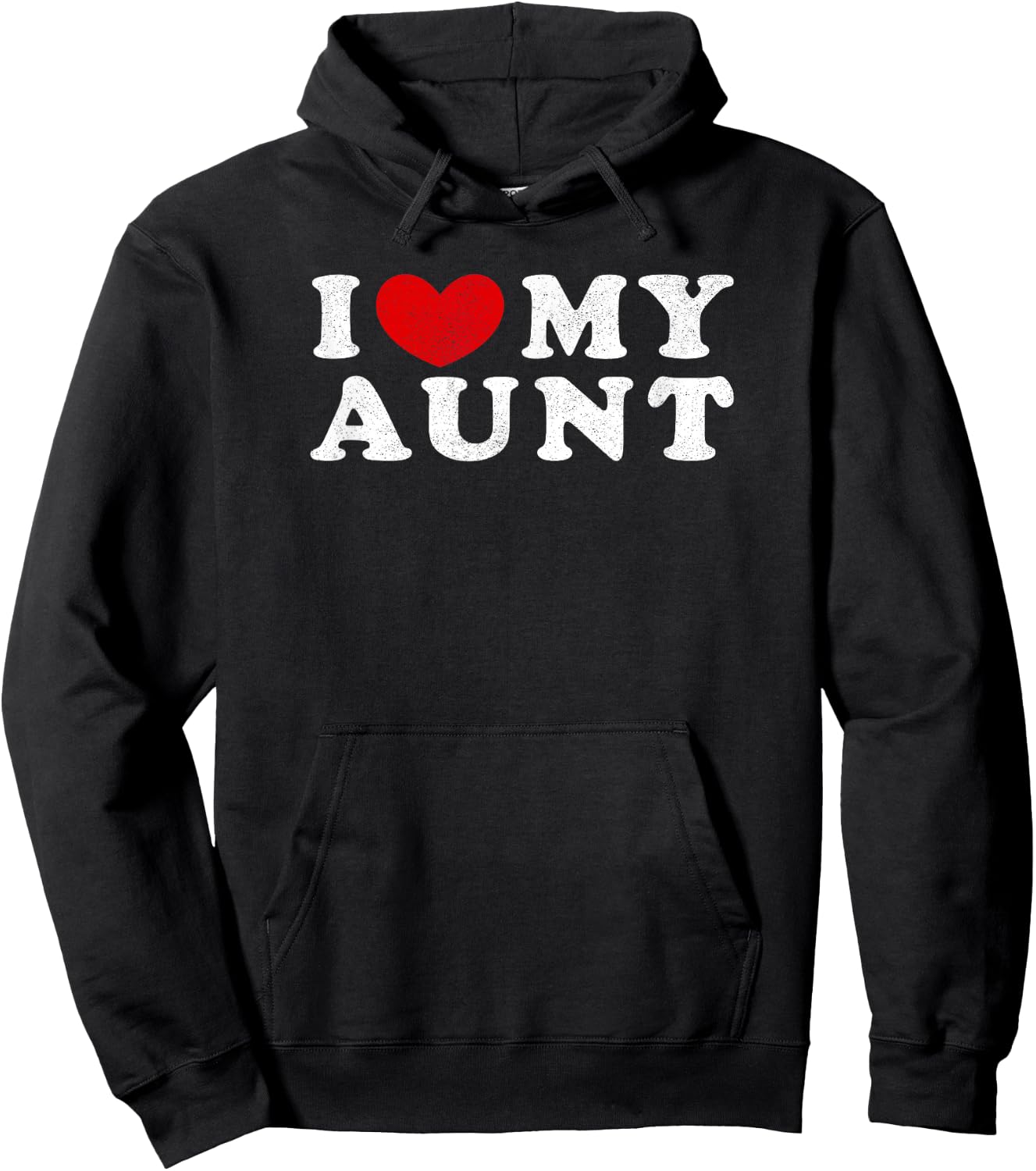 I Love My Aunt, I Heart My Aunt Hoodie - Hoodie | Black