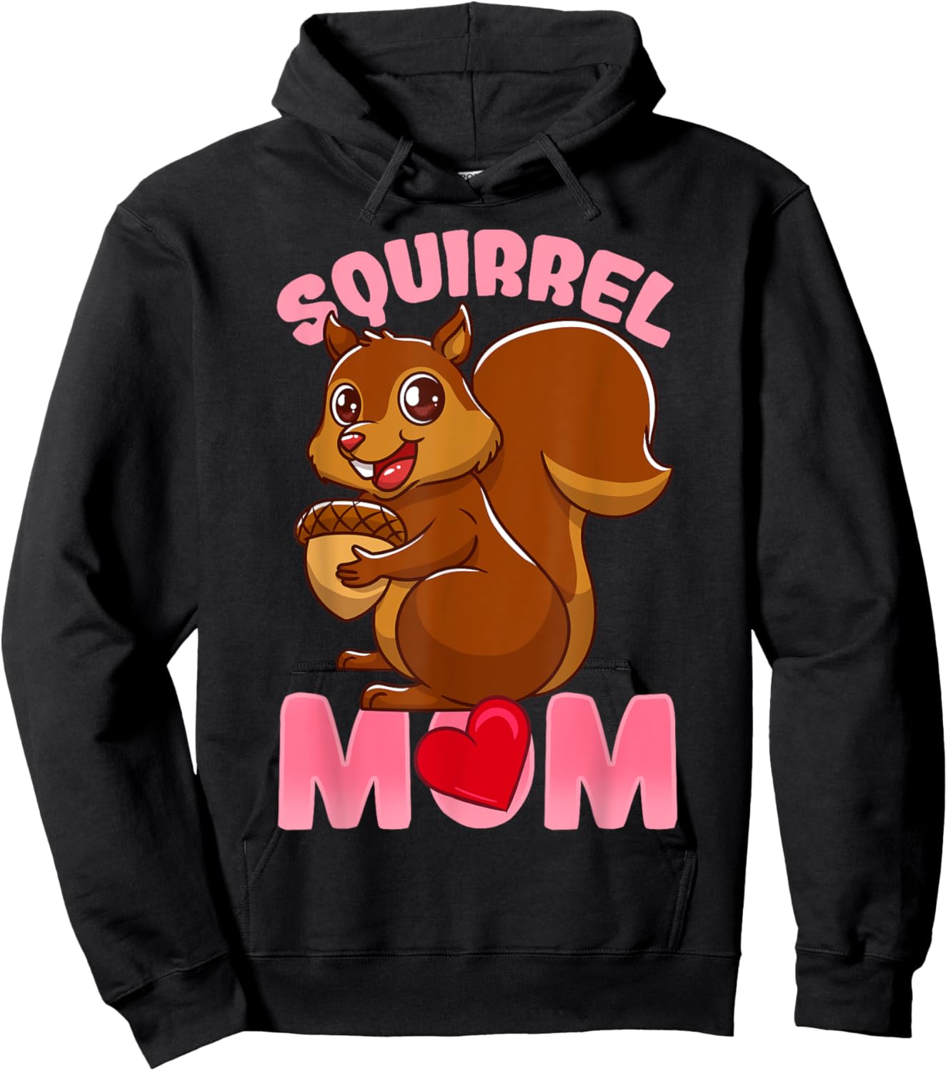 Squirrel Mom Owner Gift Hoodie - Hoodie | Black