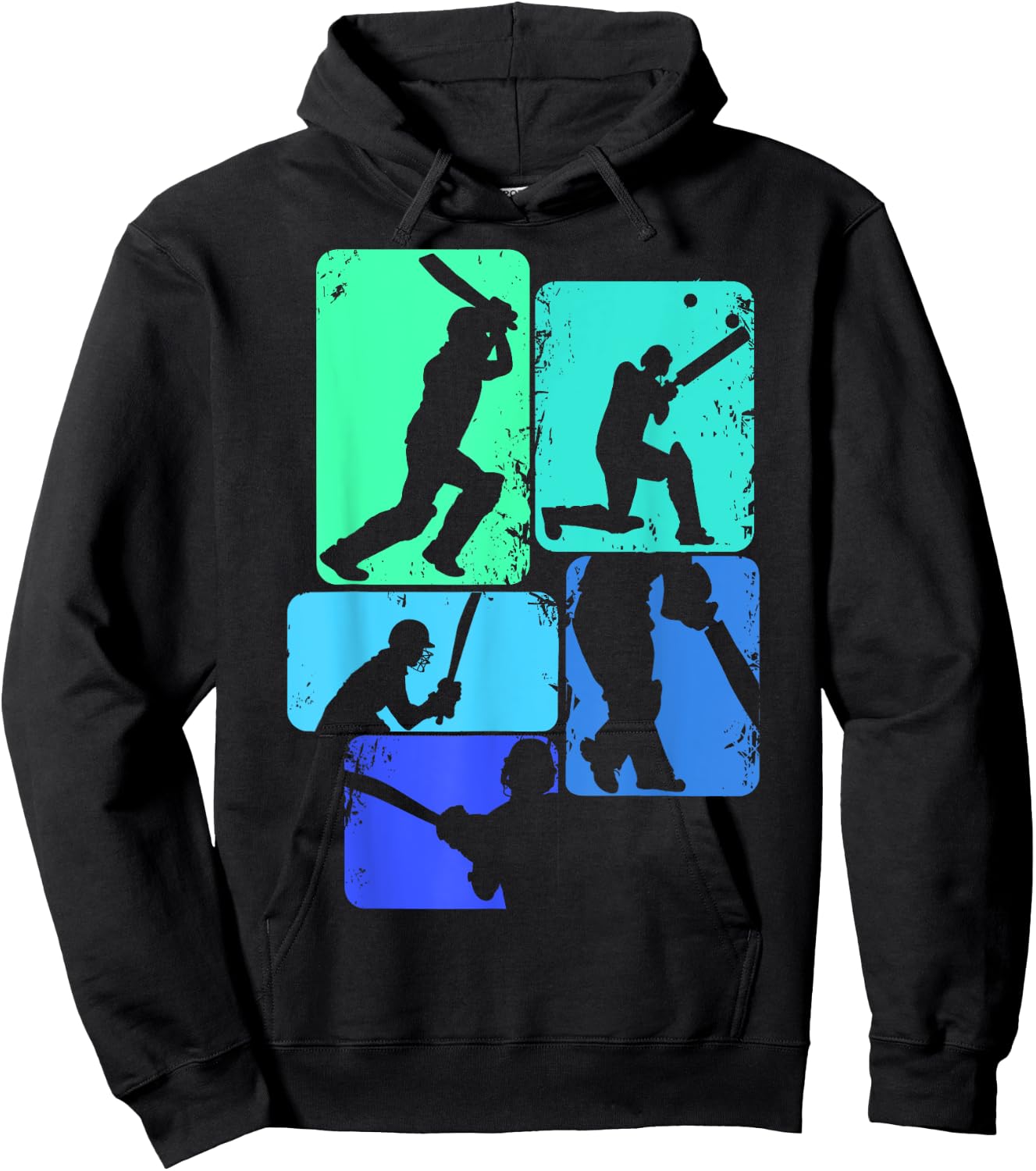 Cricket Boys Kids Men Youth Hoodie - Hoodie | Black