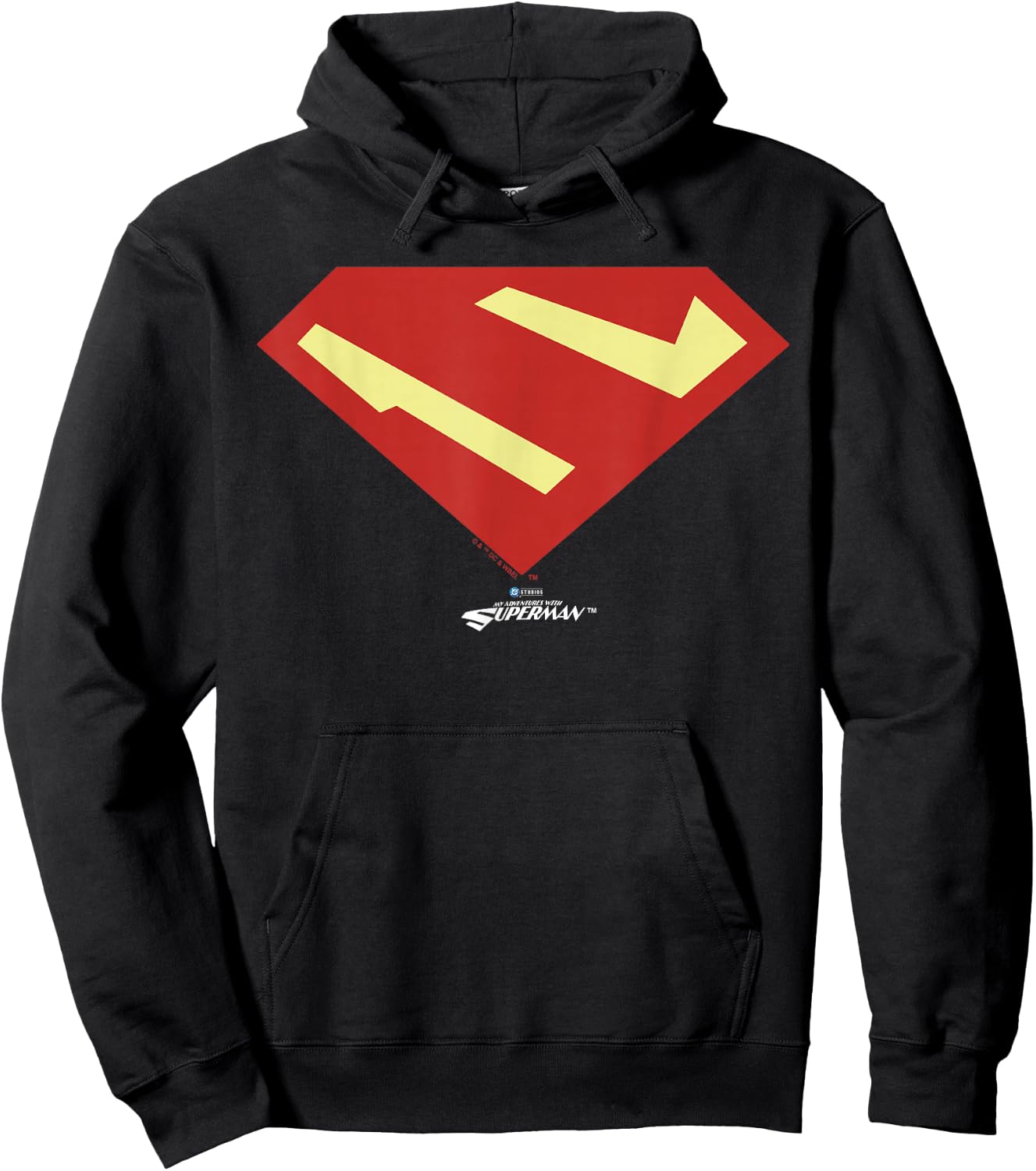 My Adventures with Superman Shield Hoodie - Hoodie | Black