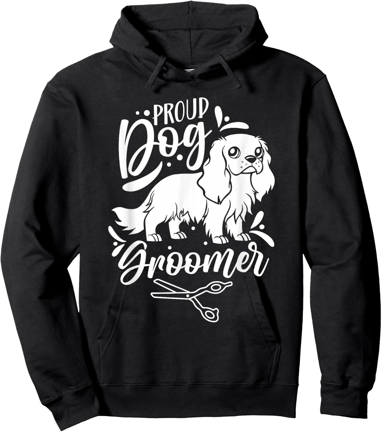 Proud Dog Groomer Grooming Dogs Cute Hoodie - Hoodie | Black