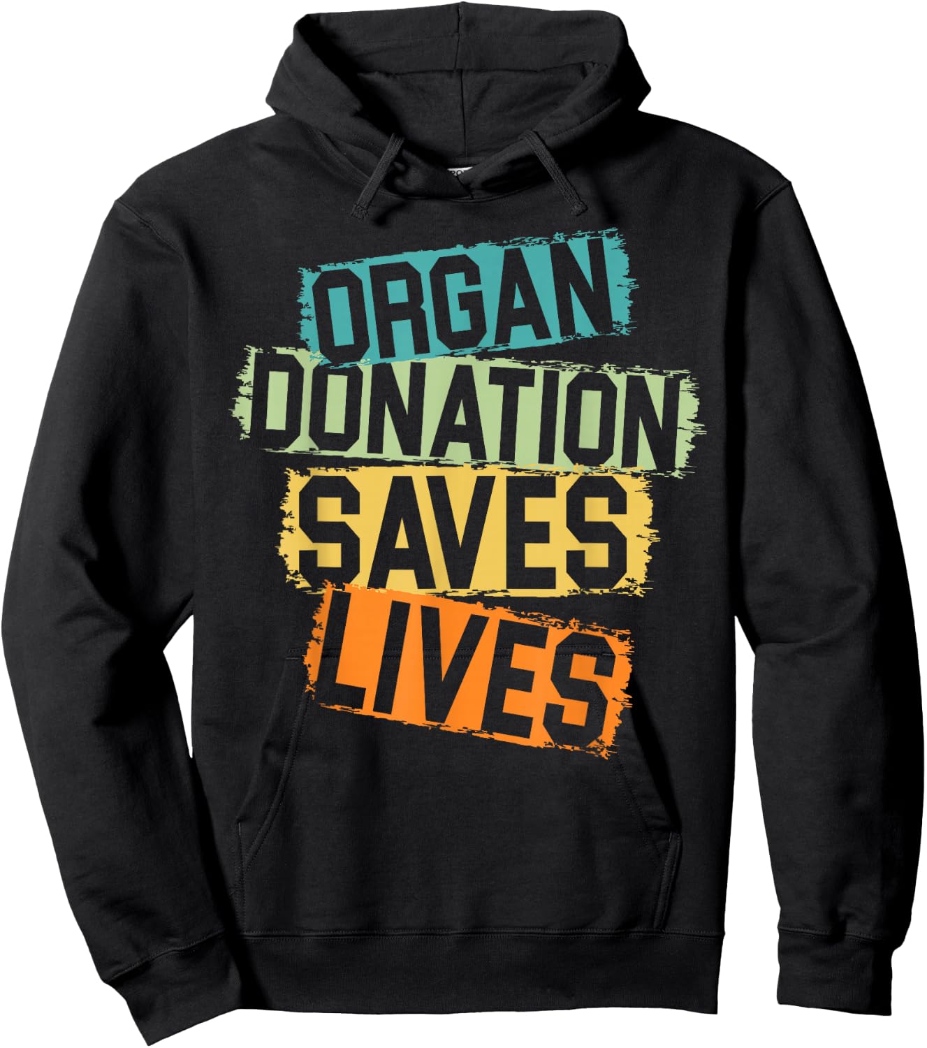 Living Donor Organ Donation Awareness Save A Life Be A Hero Hoodie - Hoodie | Black