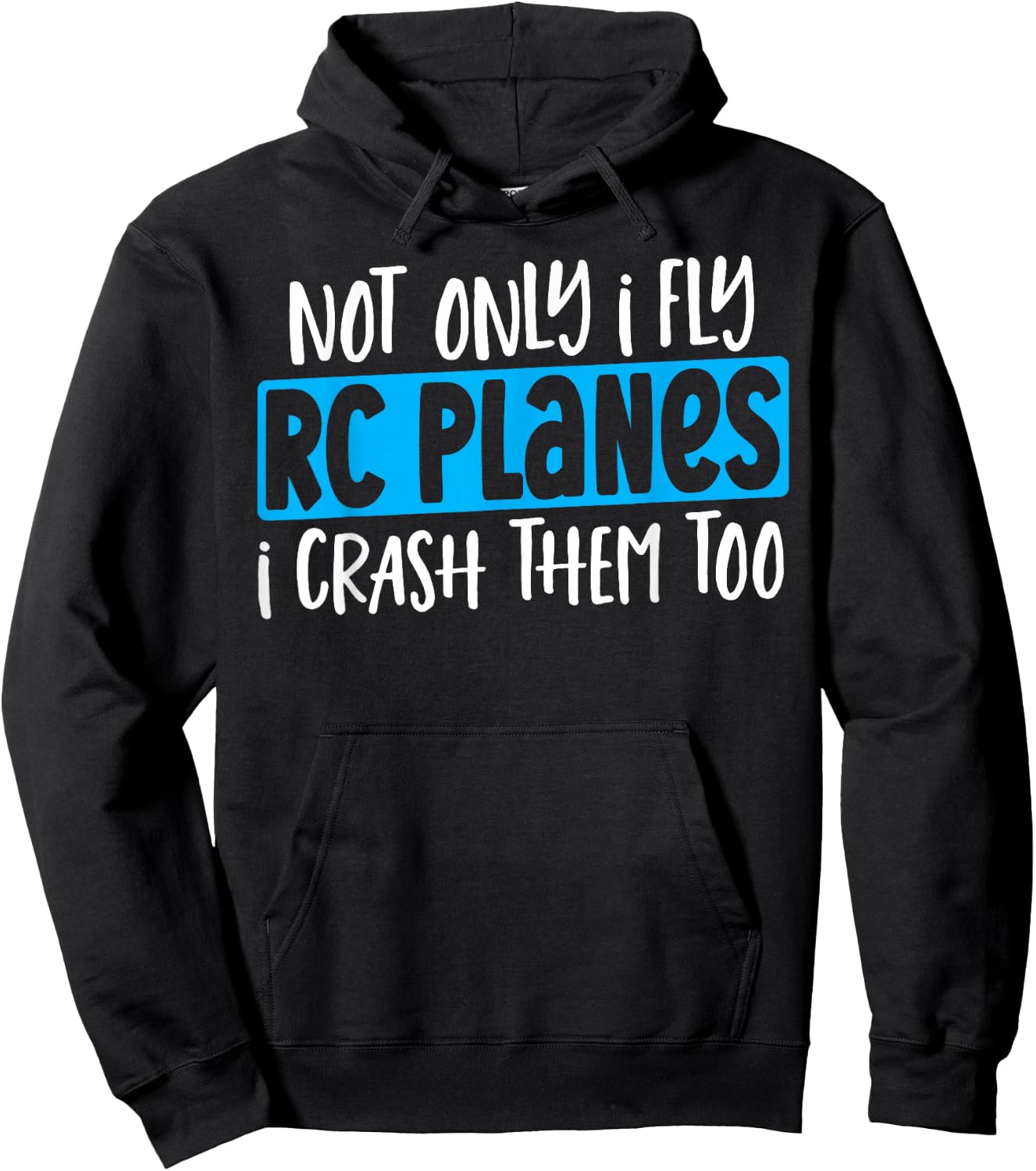 RC Airplane Model Airplane Aviation RC Plane Hoodie - Hoodie | Black