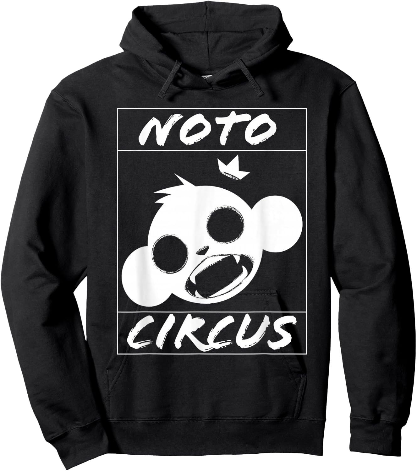 Noto Circus, Monkey King Logo Hoodie - Hoodie | Black