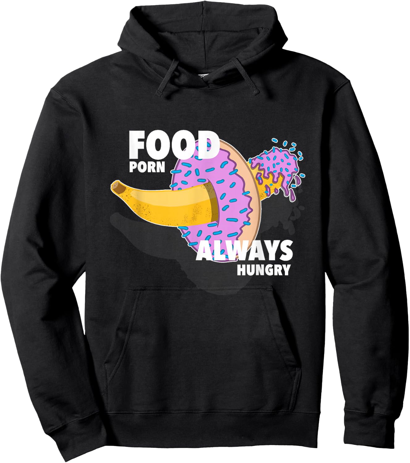 Food porn gifts Hoodie - Hoodie | Black